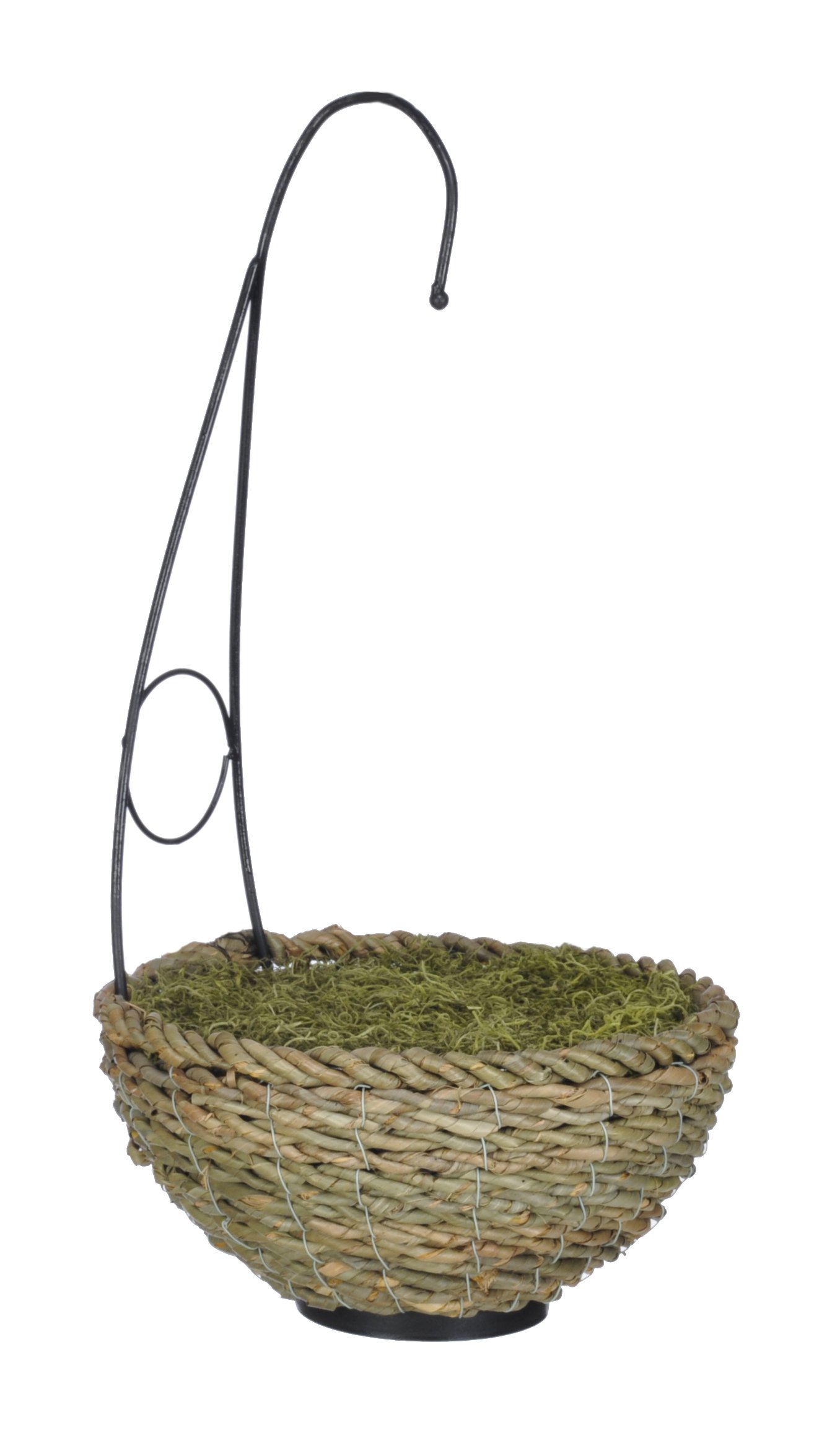 House of Silk Flowers Artificial Spider Plant Hanging Basket - Realistic Fake Ivy Vine for Home Decor, Office, Patio & Indoor Greenery
