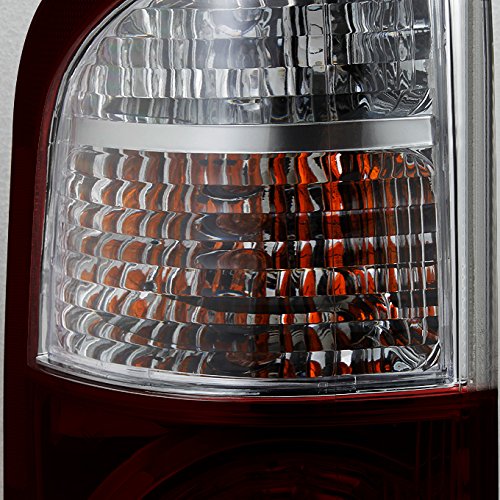 AKKON Dark Red LED Tail Lights Replacement for Toyota Tundra 4-Door Double Cab - Left & Right Pair Set | Durable, Weatherproof & Easy Installation for Enhanced Night Visibility & Style