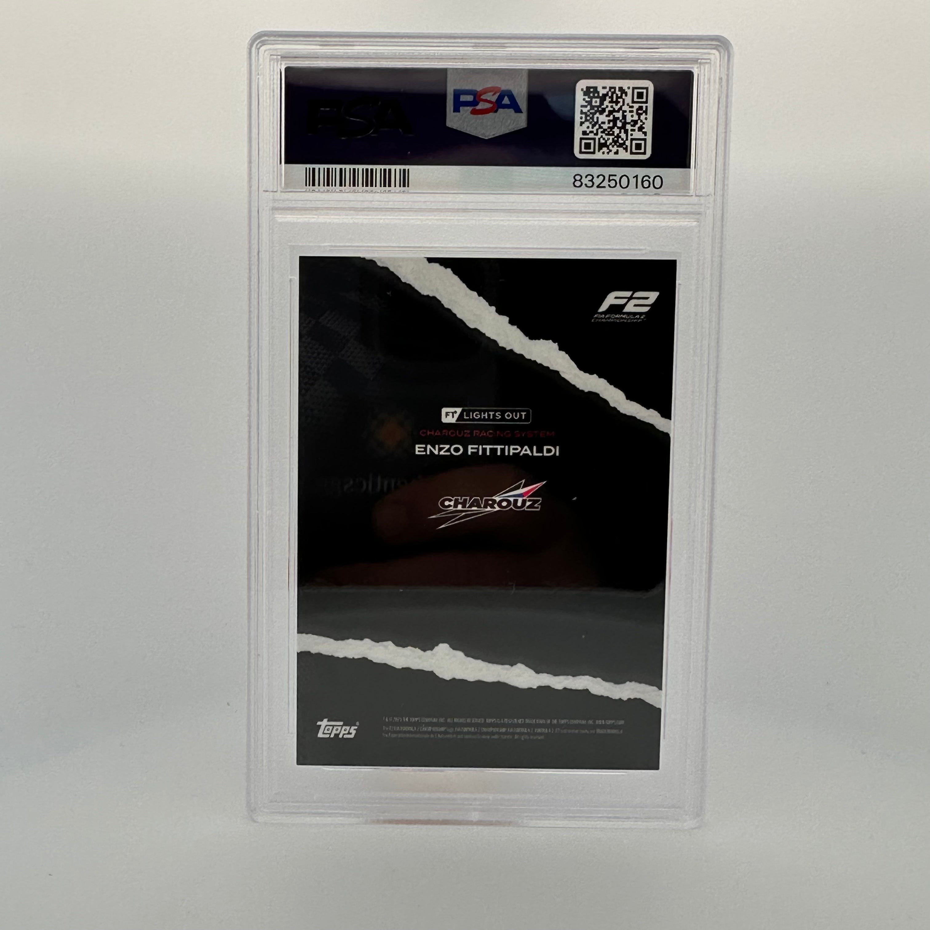 PSA 9 Enzo Fittipaldi F2 Rainbow Parallel Trading Card - Rare Collectible for Motorsport Fans & Card Investors | Perfect for Display, Trading, and Portfolio Diversification