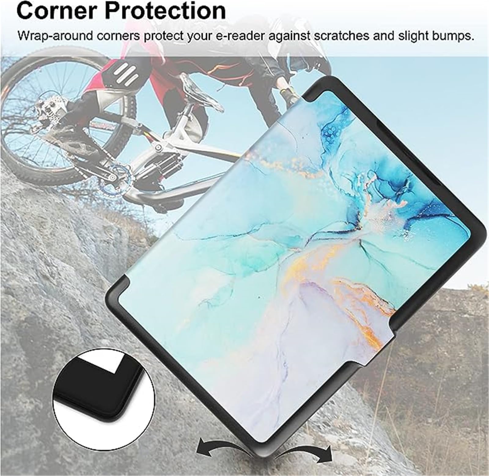 Premium PU Leather Case for Kindle Paperwhite 10th Generation (2018 Release) - Auto Wake/Sleep Cover with Stand Feature | Perfect for Reading, Travel & Home Use | Model PQ94WIF