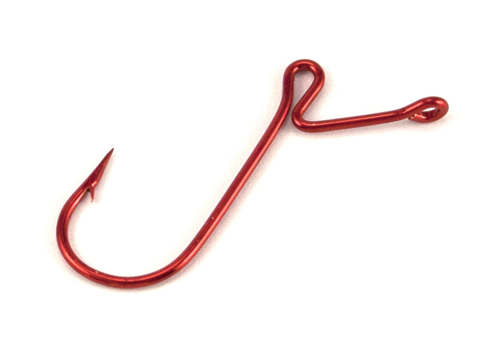Daiichi Dropshot Hooks 5-Pack - Red for Bass Fishing