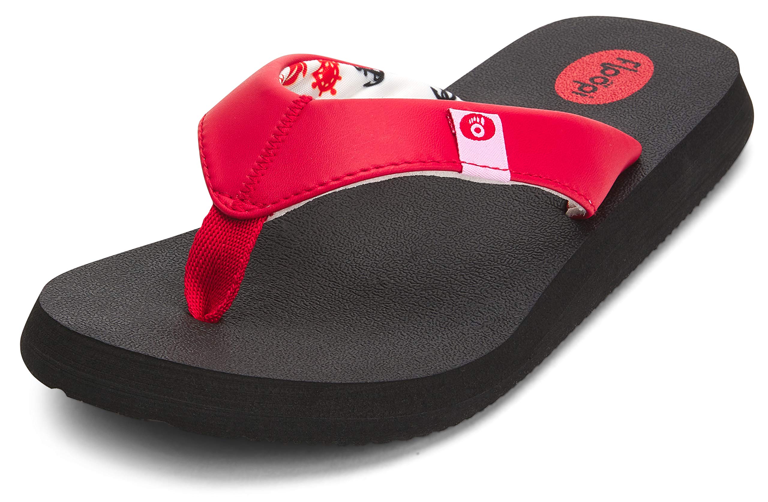 Floopi Women's Flip Flops - Comfortable Flat Yoga Sandals with Anti-Skid Soles for Beach, Pool & Indoor/Outdoor Use | Perfect for Yoga, Travel & Summer Vacations