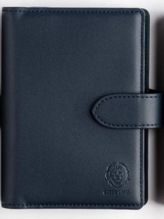 Premium RFID Blocking Passport Holder - Green Lion Design for Travel Security & Organization | Perfect for Airports, Vacations & International Trips