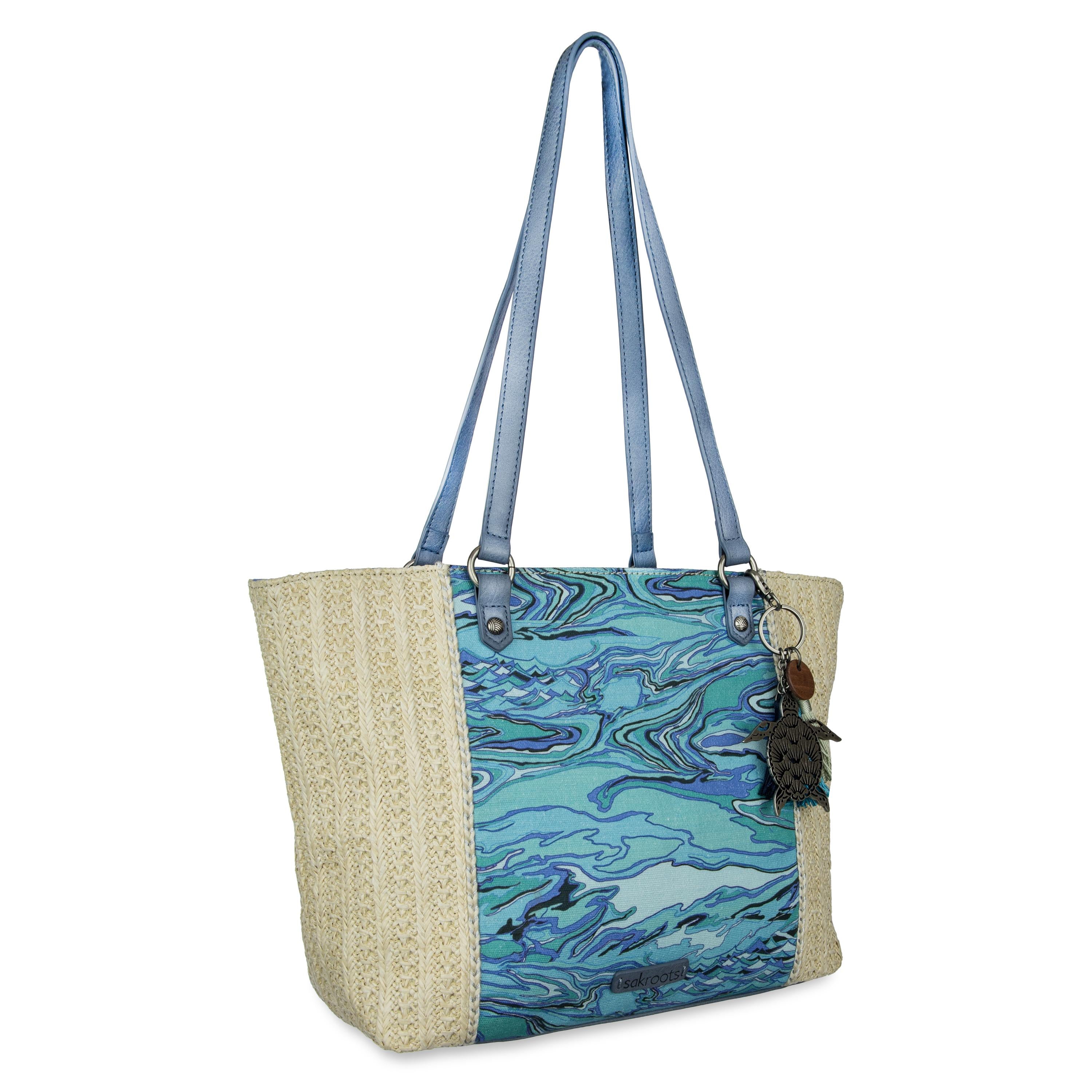 Stylish Metro Tote Bag for Women - Large Durable Canvas Shopping Tote with Long Handles - Perfect for Grocery Shopping, Beach Trips, Work & Travel