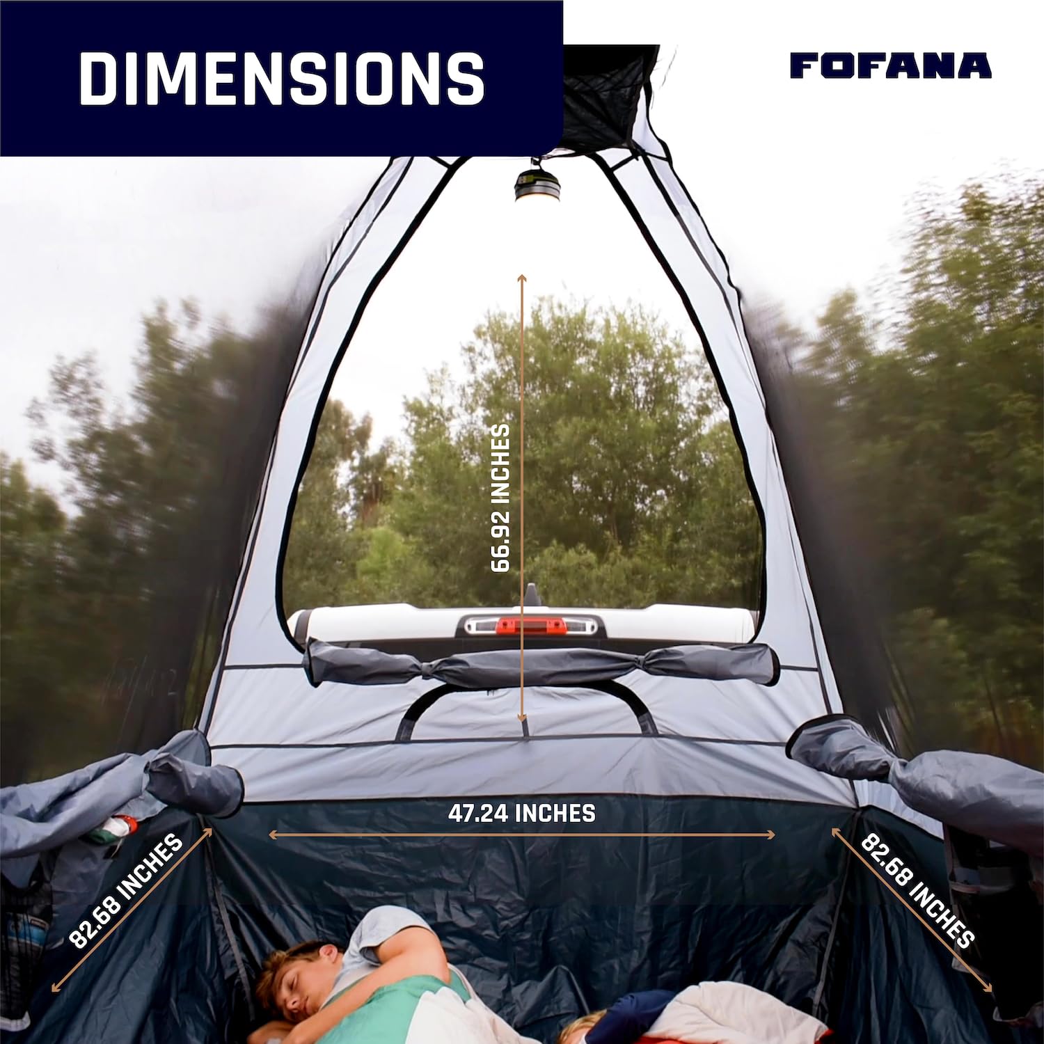Automatic Truck Bed Tent for Mid & Full-Size Pickups - Quick Setup Camper Shell for Camping & Outdoor Adventures - Perfect for Road Trips, Tailgating & Off-Grid Getaways