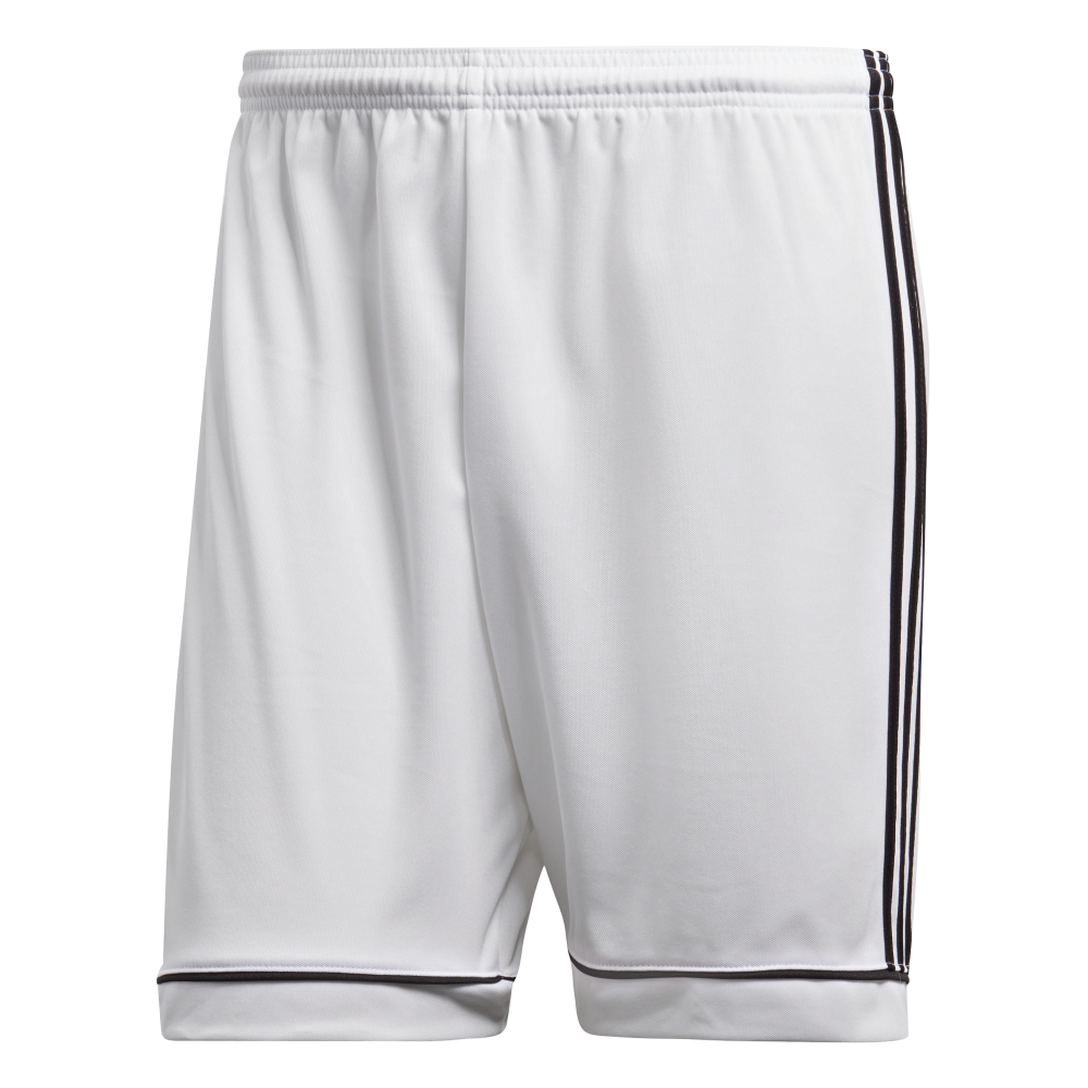 Adidas Youth Squadra 17 Soccer Shorts - White/Black - Breathable Athletic Shorts for Boys - Perfect for Training, Games & Casual Wear