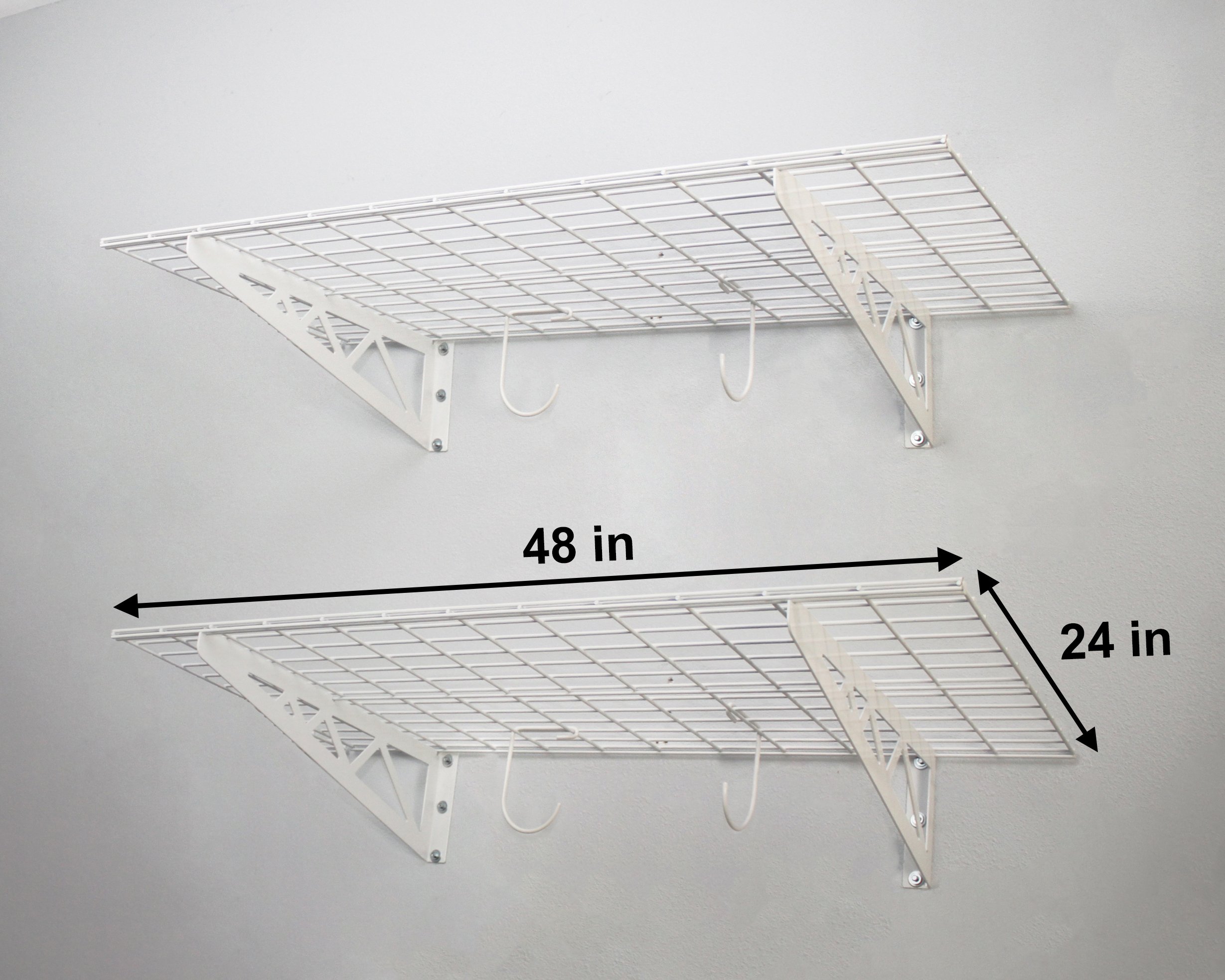 SafeRacks Garage Wall Shelf Two-Pack 24