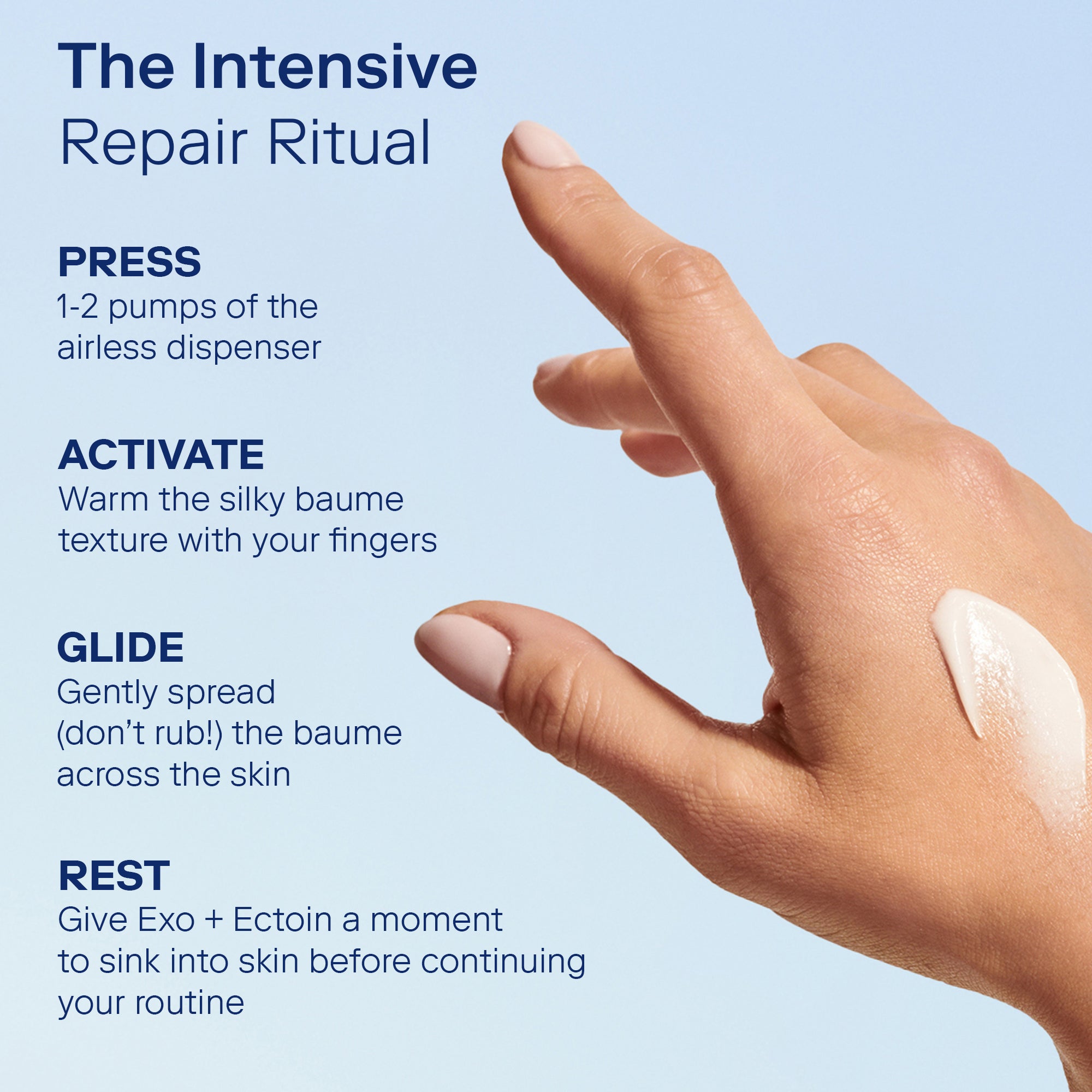 Barrier+ Exo + Ectoin Intensive Repair Balm - Soothing Moisturizing Cream for Dry, Sensitive Skin | Perfect for Nighttime Skincare Routine & Post-Procedure Recovery