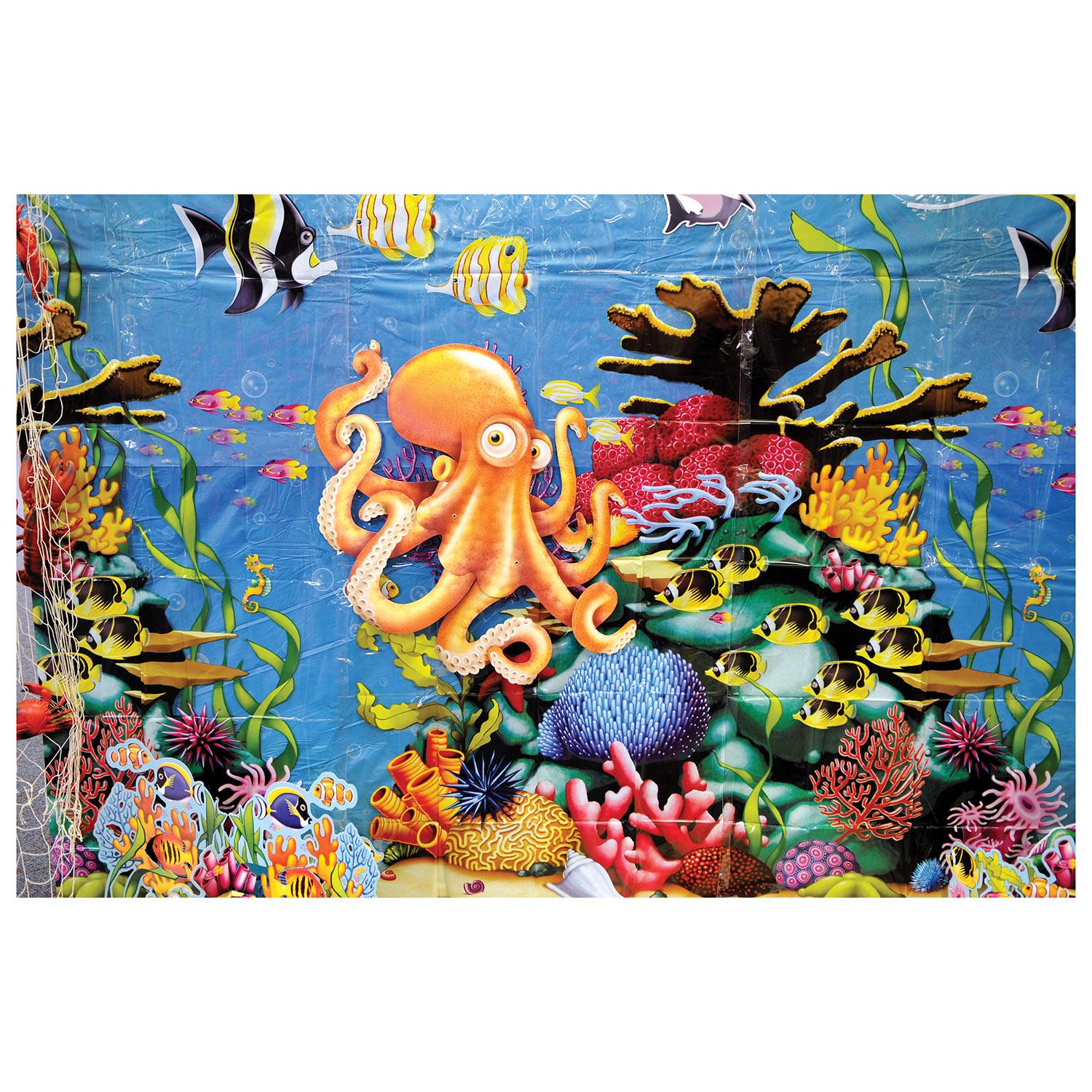 12 Pack Beistle Jointed Octopus Party Decorations - Colorful Hanging Tentacle Decor for Halloween, Underwater & Ocean Themed Parties