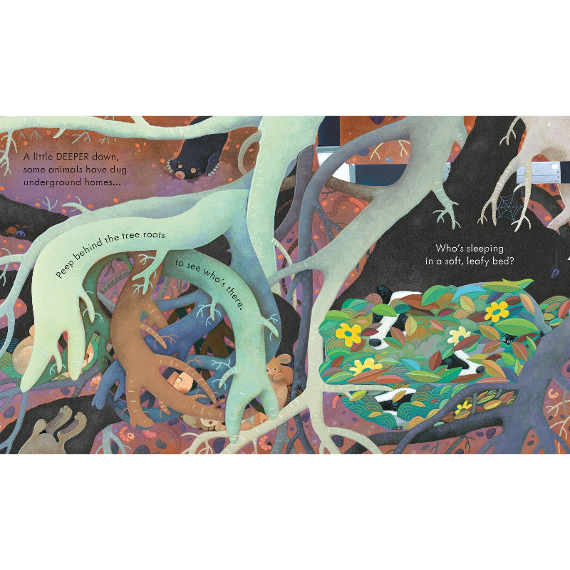 Peep Inside Under the Ground - Interactive Lift-the-Flap Children's Book About Underground World | Perfect for Kids' Bedtime Stories & Classroom Learning