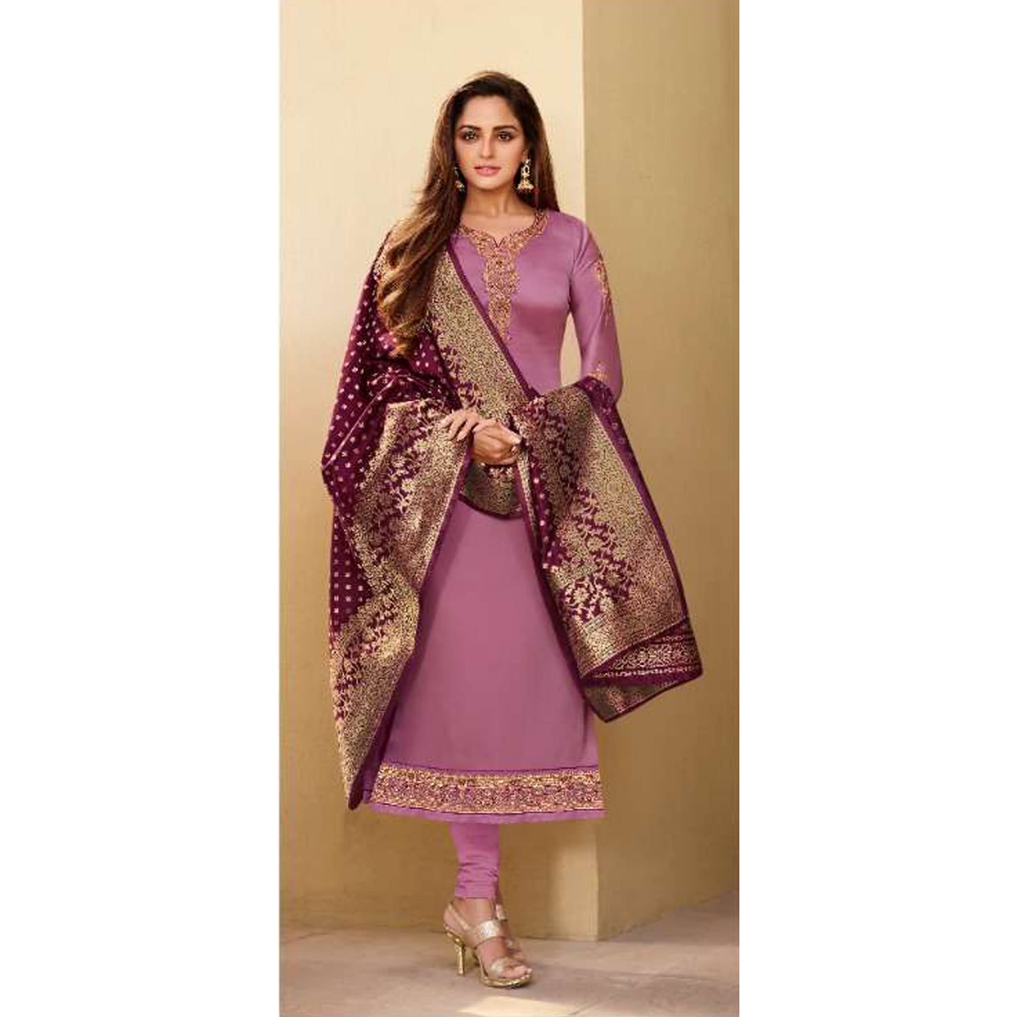 Stylish Ready-to-Wear Churidar Salwar Kameez Dupatta Dresses for Women | Designer Indian Outfits | Perfect for Weddings, Parties & Festive Occasions