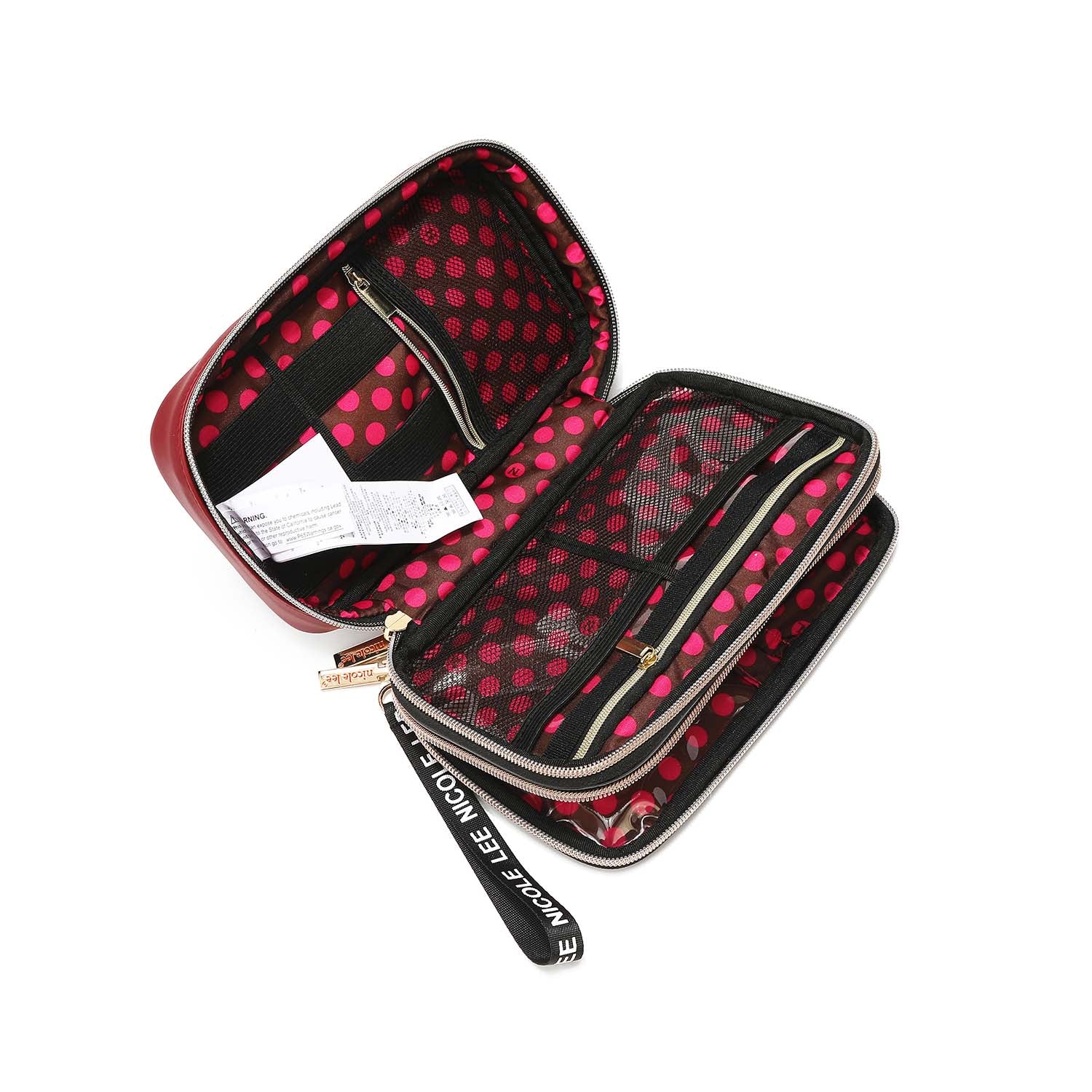 Professional Cosmetic & Brush Organizer Case - Portable Makeup Storage for Travel, Home, and Salon Use