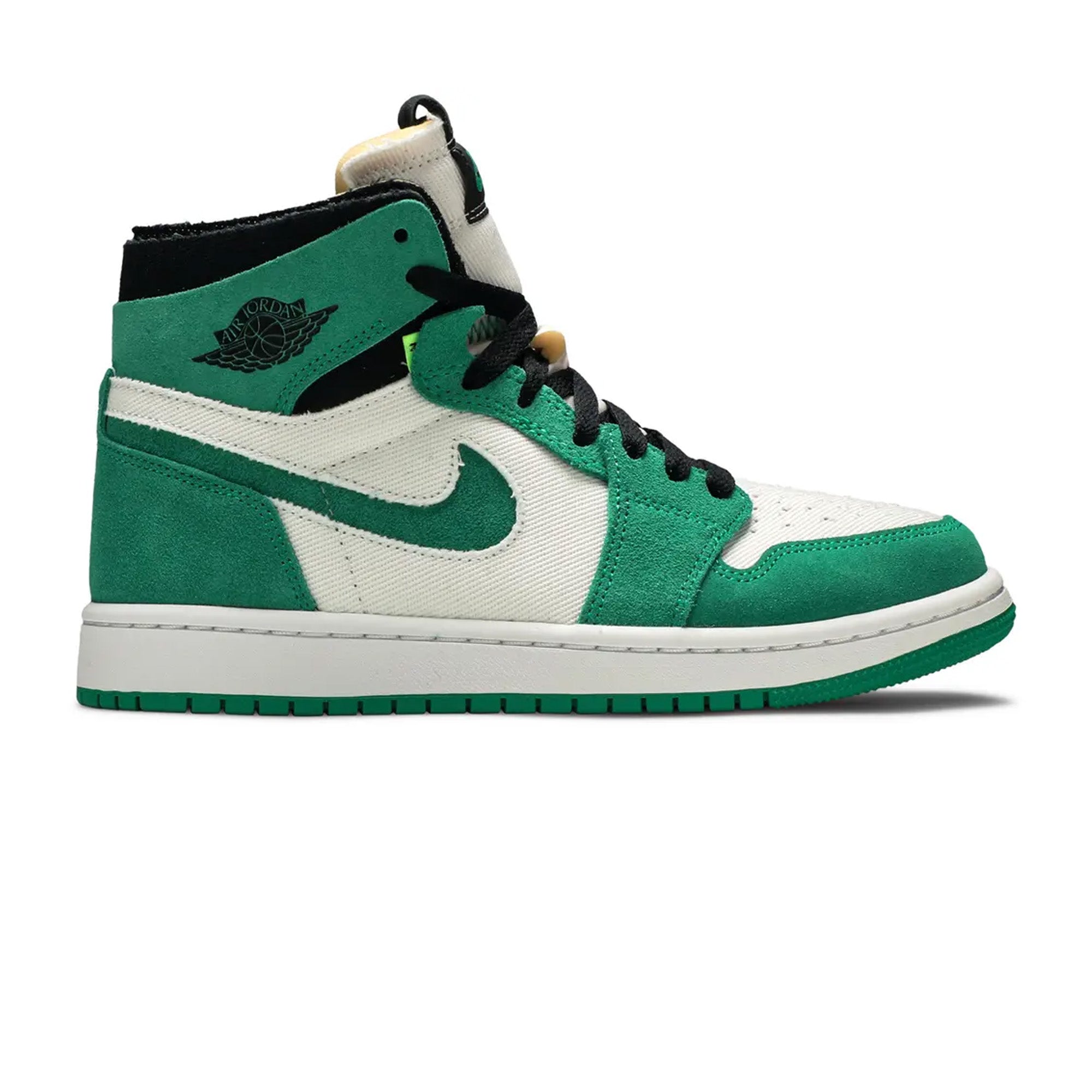 Air Jordan 1 High Zoom Air CMFT 'Stadium Green' Sneakers (2021) - Men's Basketball Shoes for Court Performance & Street Style