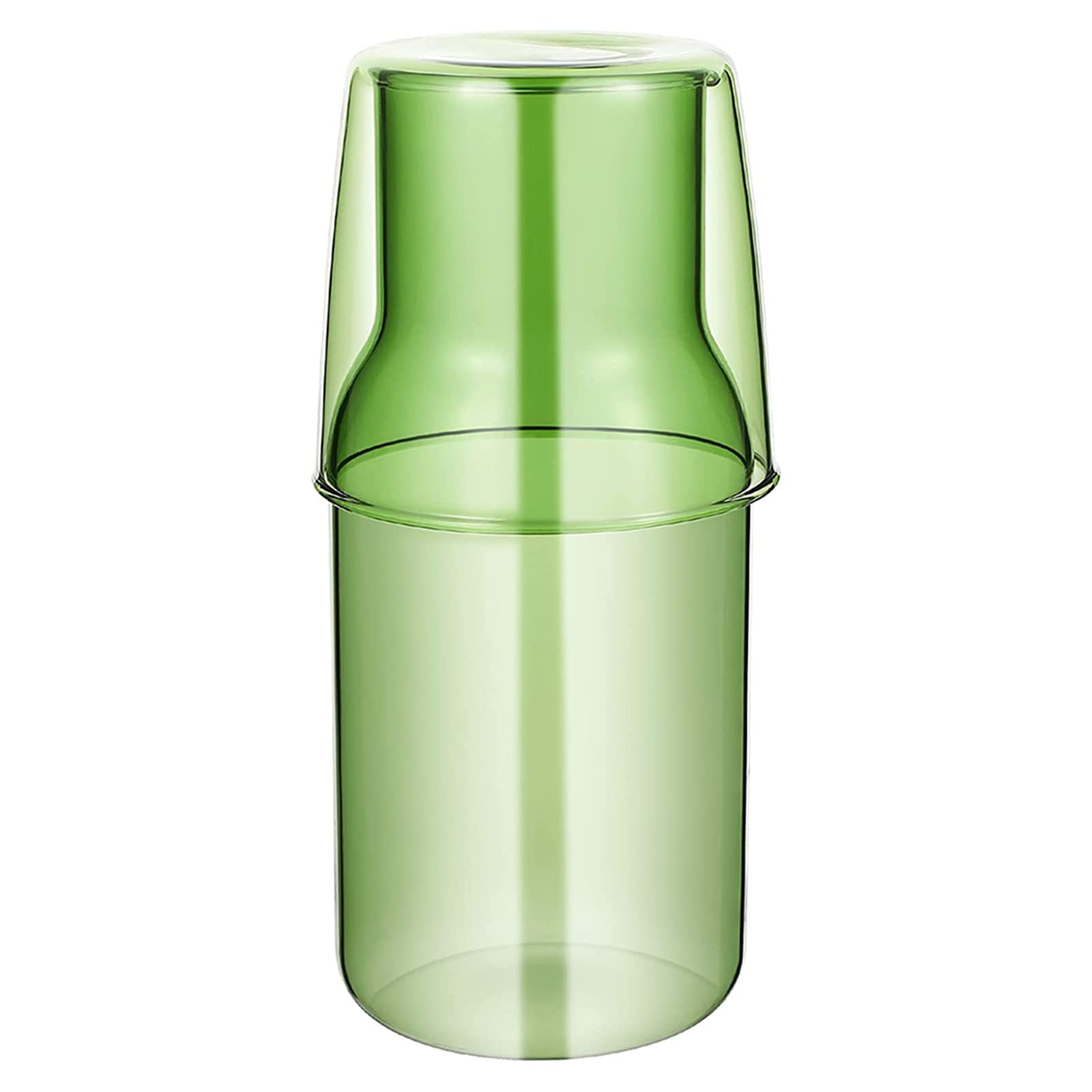 Bedside Water Carafe Set with Tumbler Glass - Nightstand Water Pitcher and Drinking Cup Set for Bedroom, Bathroom, or Office - Perfect for Hydration at Night, Morning Routine, and Guest Hospitality