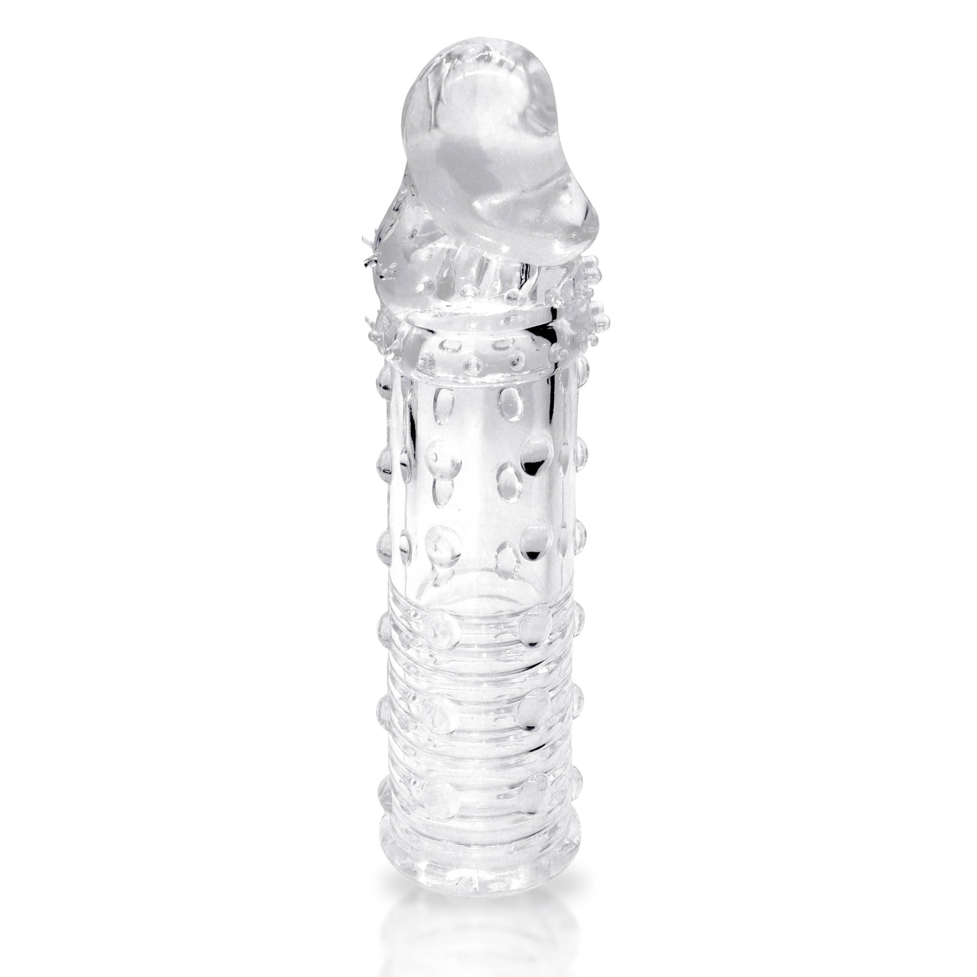 Adam & Eve Adam's Extension Jelly Textured Penis Sleeve for Men - 6