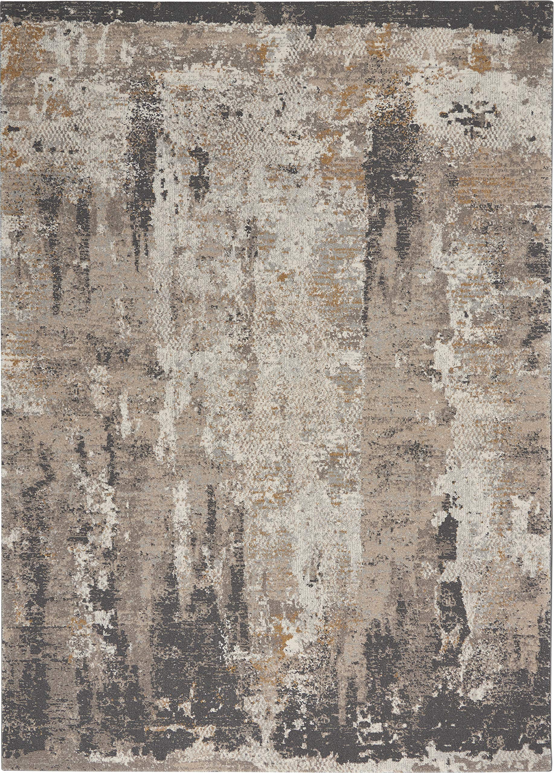 Nourison Ludlow Modern Cream Grey 5'3