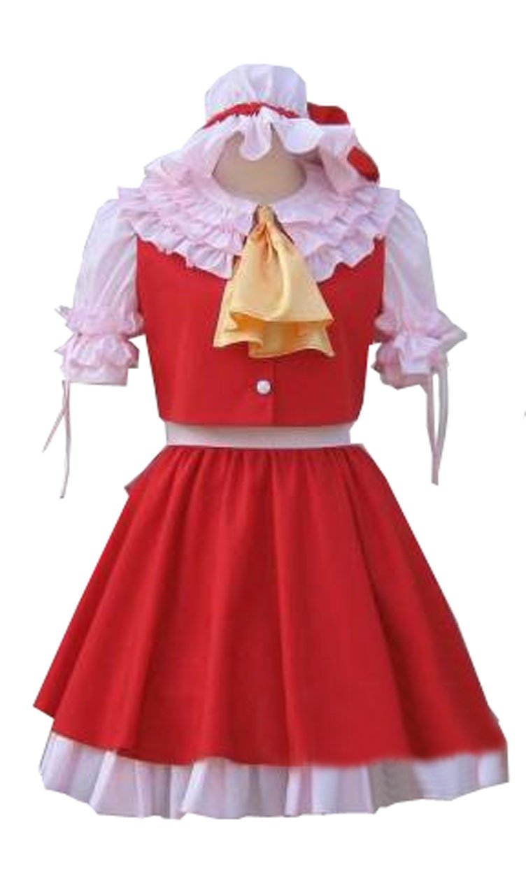 Anime Flandre Scarlet Dress Uniform Cosplay Costume - High Quality Replica for Cosplay Events & Halloween Parties