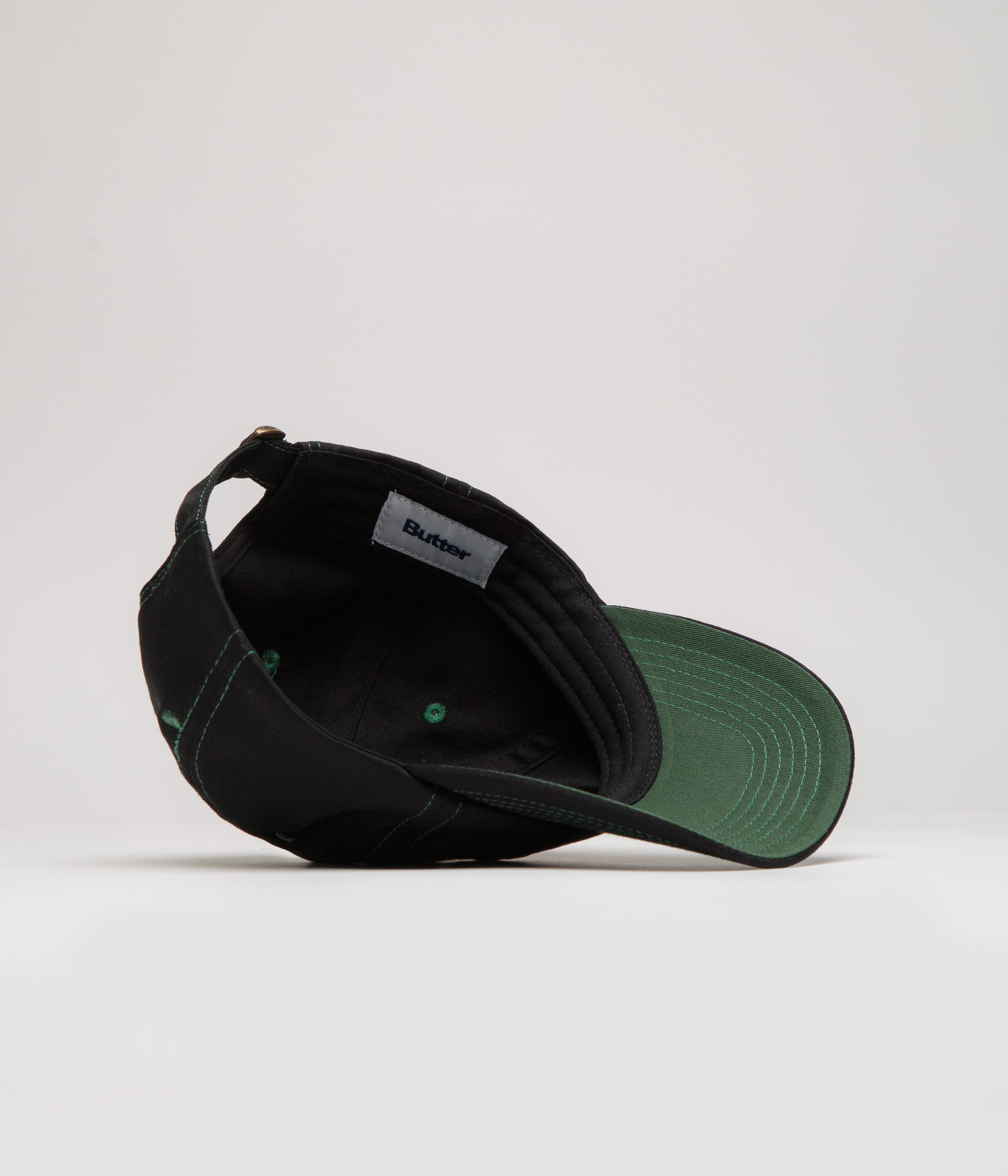 Butter Goods Frenzy Cap - Black Snapback Hat for Men & Women | Stylish Streetwear Accessory for Casual Outfits, Sports & Outdoor Activities
