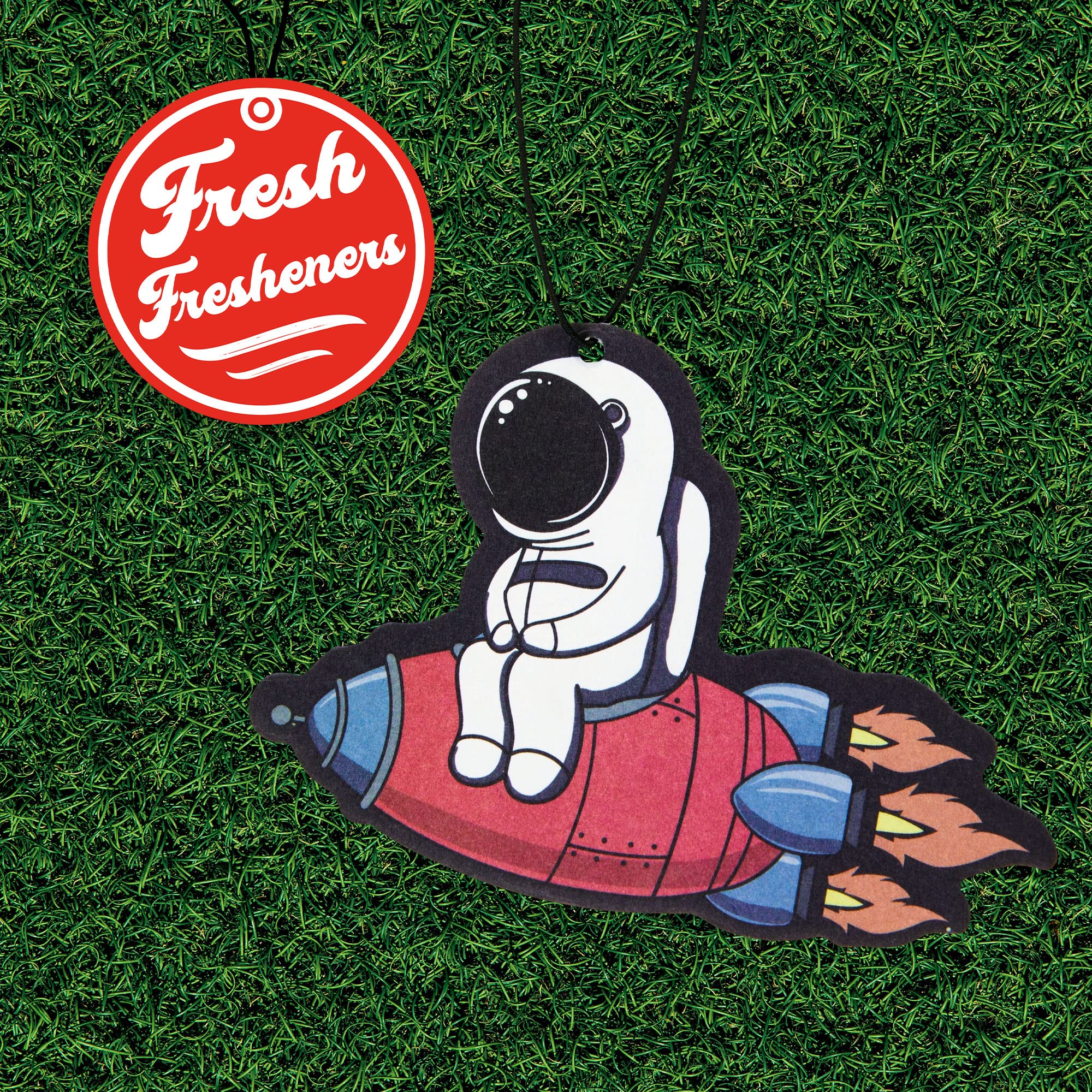 Fresh Fresheners 3-Pack Astronaut Car Air Freshener with Essential Oils - Long-Lasting Scent for Cars, Trucks & Vehicles | Perfect for Road Trips, Commutes & Everyday Driving