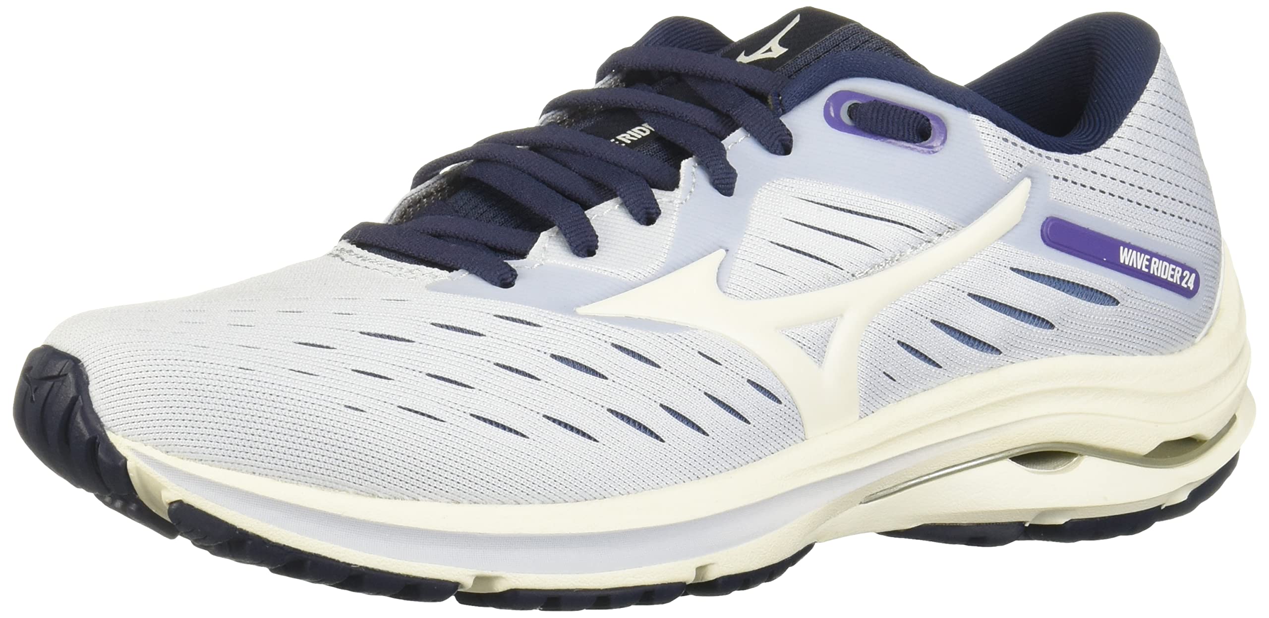Mizuno Women's Wave Rider 24 Running Shoes - Lightweight Cushioned Sneakers for Jogging, Training & Gym Workouts