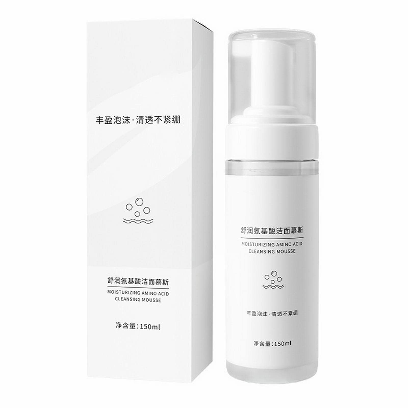 Deep Cleansing Facial Cleanser - Gentle & Skin-Friendly Soft Foam Cleanser for All Skin Types (150ml) | Perfect for Daily Skincare Routine & Makeup Removal