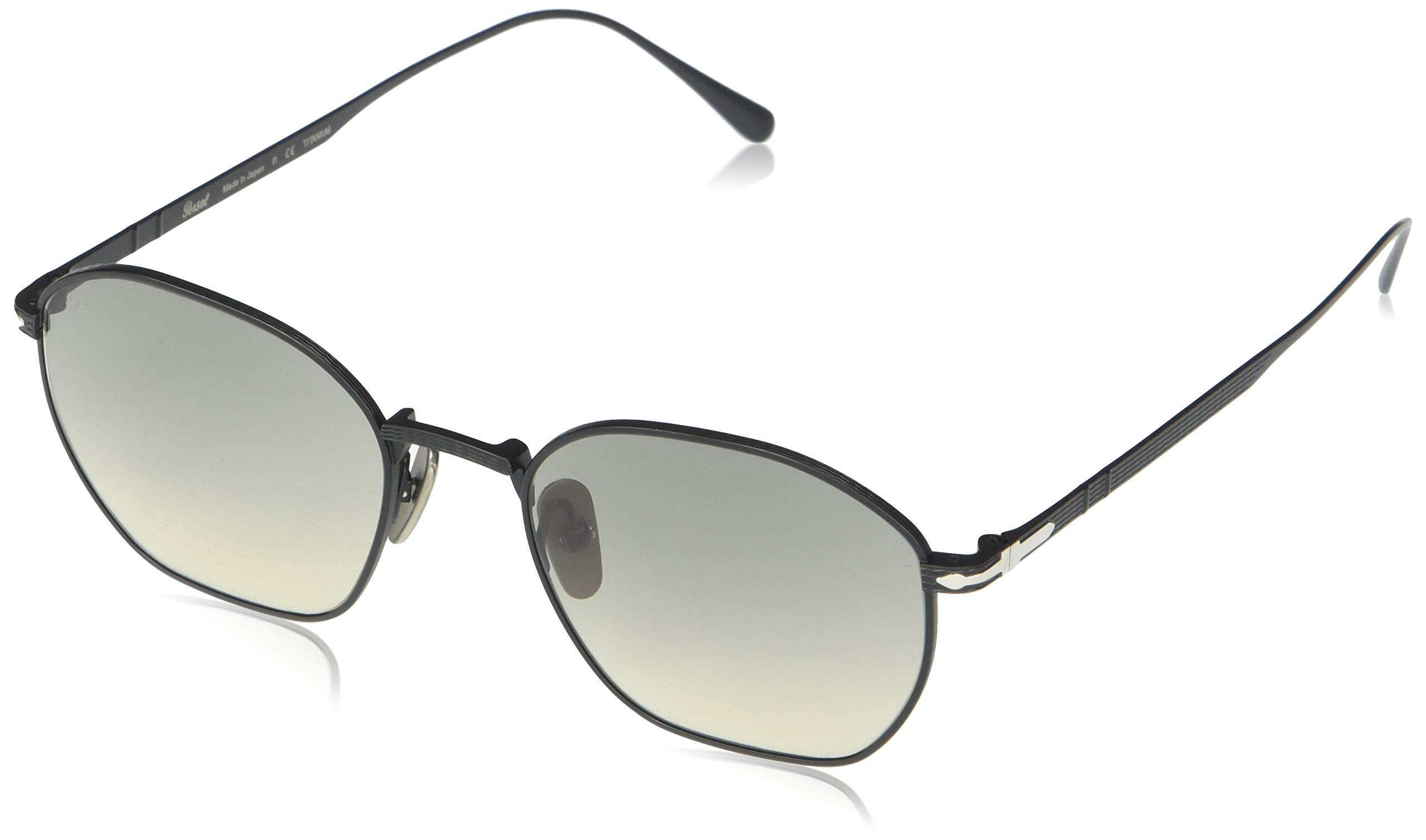 Persol PO5004ST Hexagonal Sunglasses for Men & Women - Polarized UV Protection - Classic Retro Style - Perfect for Driving, Travel & Outdoor Activities
