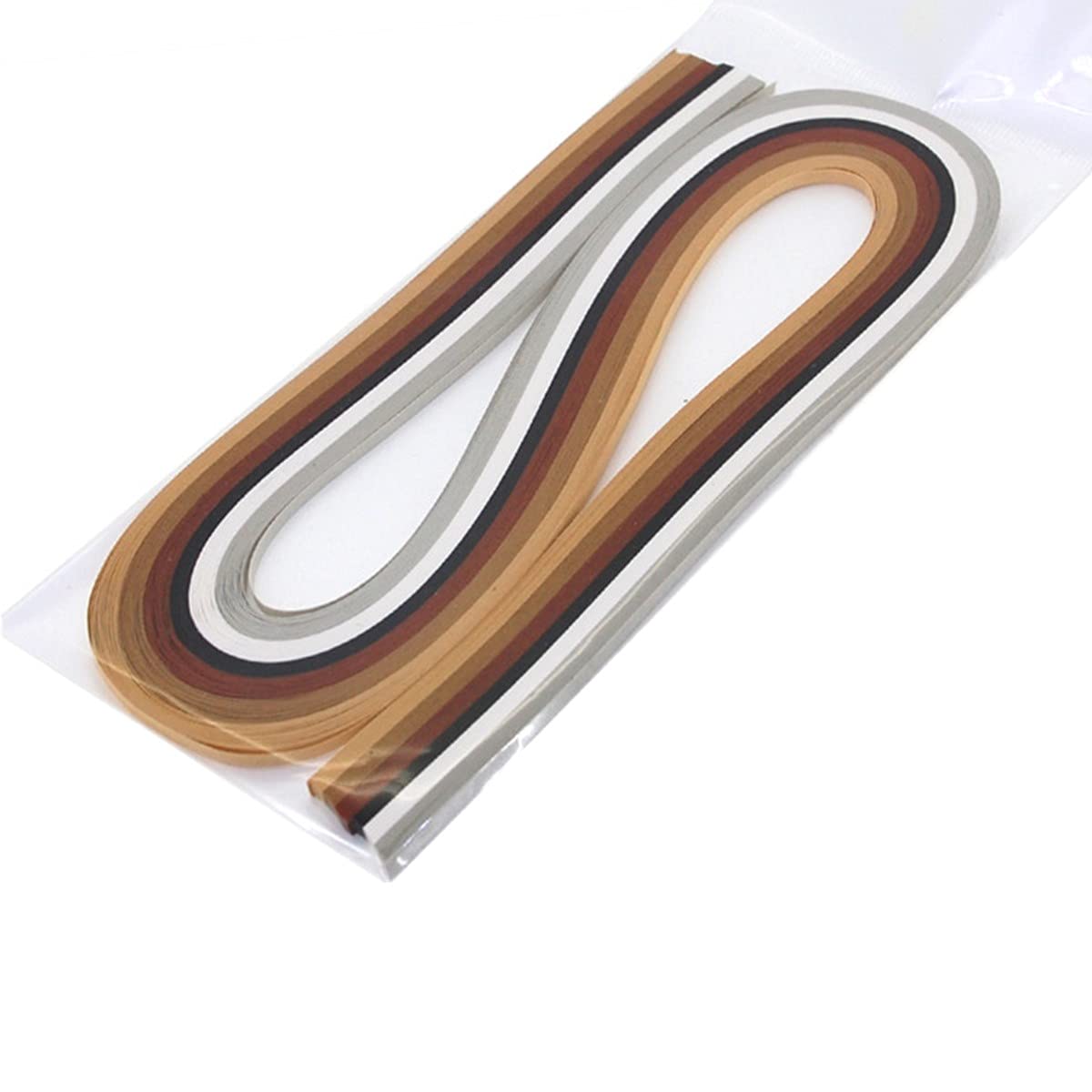 Rainbow Gradient Quilling Paper Strips 5mm x 21inch - 840pc Ombre Paper Craft Set for Beginners | DIY Greeting Cards, Scrapbooking & Home Decor