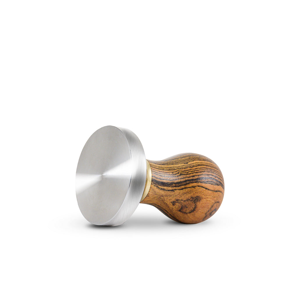 Premium Bocote Wood Espresso Tamper - Professional 5 Design Barista Tool for Perfect Coffee Grounds | Ideal for Home Brewing, Coffee Shops & Gifts