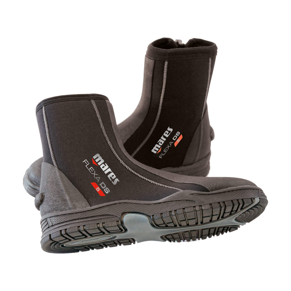 Mares 5mm Flexa DS Boot - Premium Neoprene Scuba Diving Boots for Warm Water & Snorkeling - Comfortable & Durable for Water Sports & Beach Activities