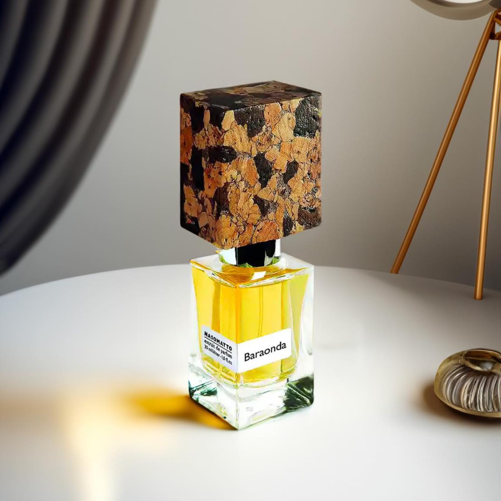 Baraonda Unisex Perfume Extrait De Parfum - Long Lasting Woody Floral Fragrance with Musk, Whiskey & Rose Notes - 1oz Perfume Spray for Men & Women - Perfect for Date Nights, Gifting & Special Occasions