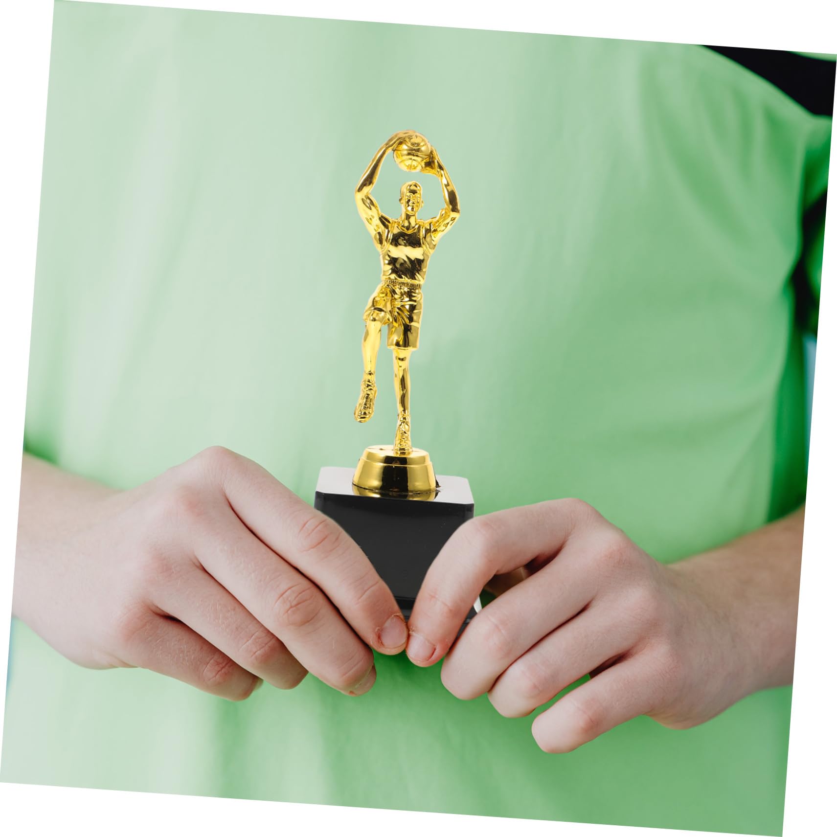 BRIGHTFUFU 2-Pack Classic Basketball Trophy Figurine - Commemorative Sports Award for Basketball Tournaments, Team Awards & Player Recognition