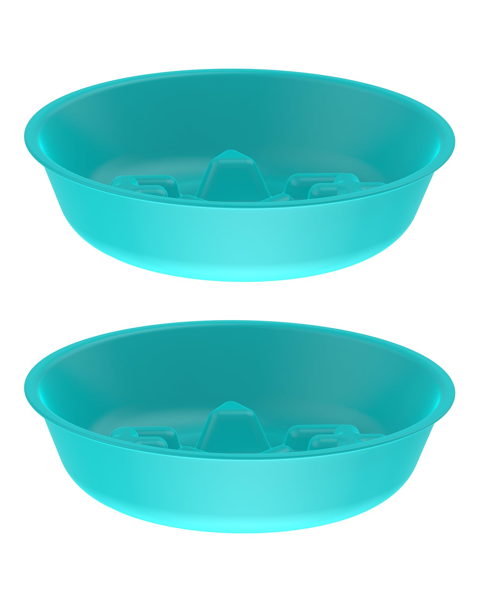 Honeyguardian Slow Feeder Cat Bowl - Anti-Gulping Pet Food Dish for Cats - Perfect for Portion Control & Healthy Eating at Home or Travel