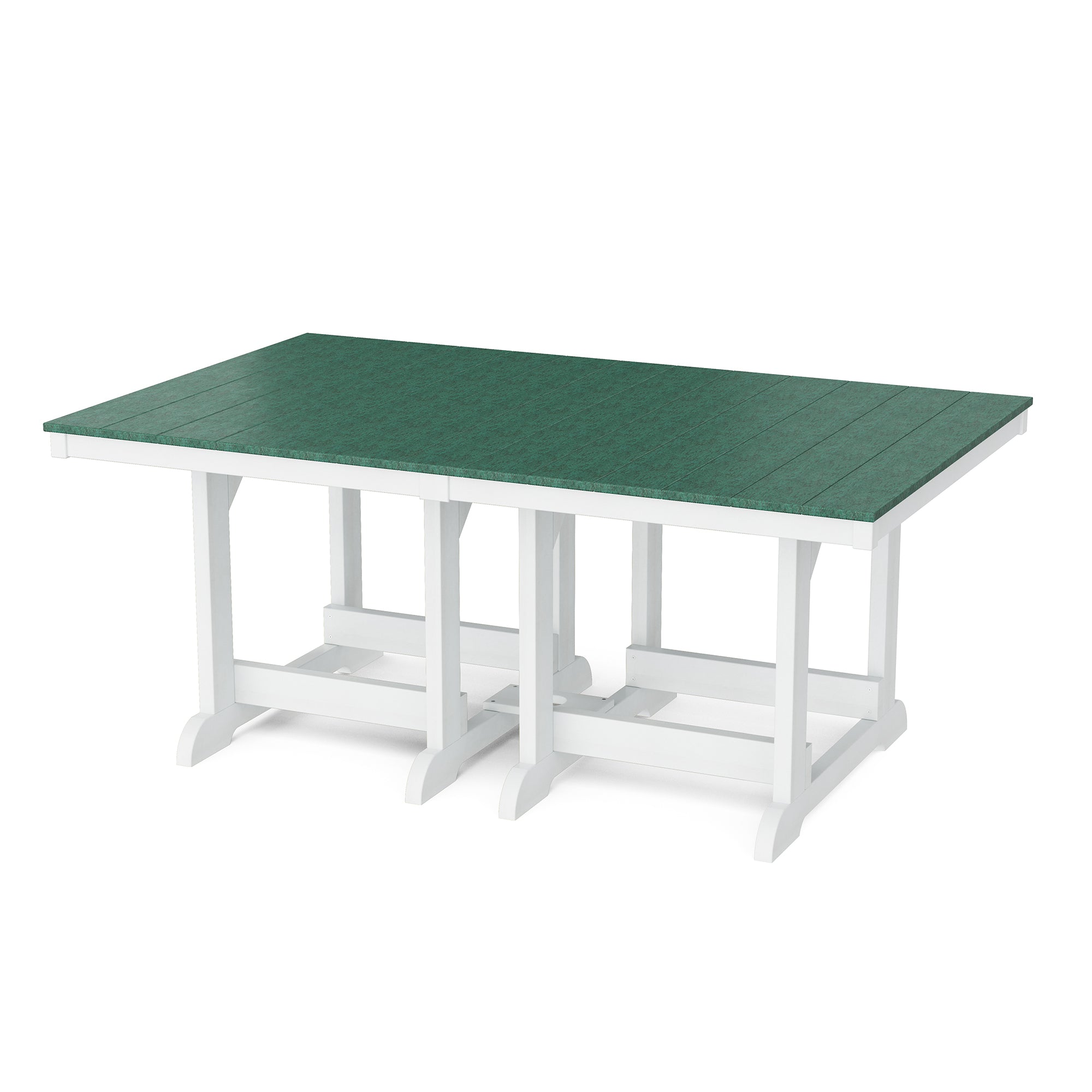 Heritage 44x72 Inch Solid Wood Dining Table - Rustic Farmhouse Style for Kitchen, Dining Room & Outdoor Entertaining