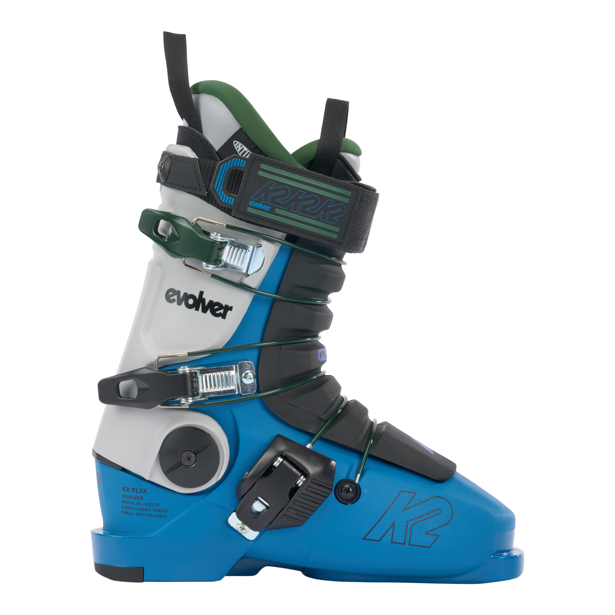 K2 2024 Evolver Ski Boot - High-Performance Ski Boots for Men & Women - Perfect for All-Mountain & Freeride Skiing