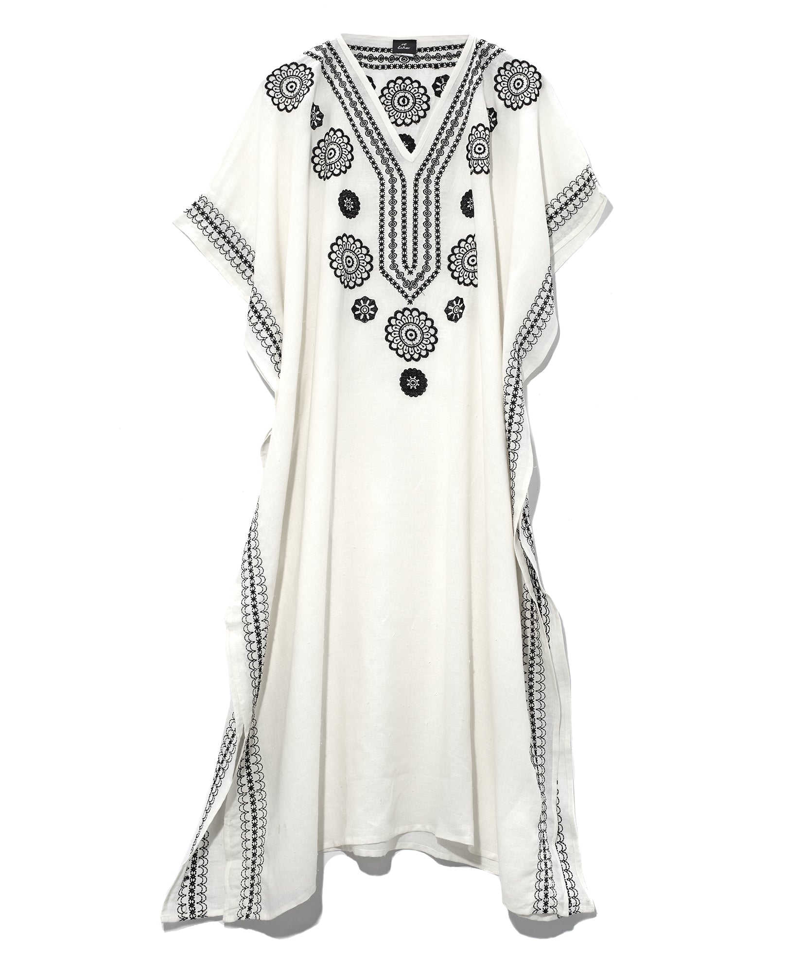 Amalfi Maxi Caftan Dress - Flowy Beach Cover Up, Summer Vacation Outfit for Women | Perfect for Poolside, Resort Wear & Boho Chic Style