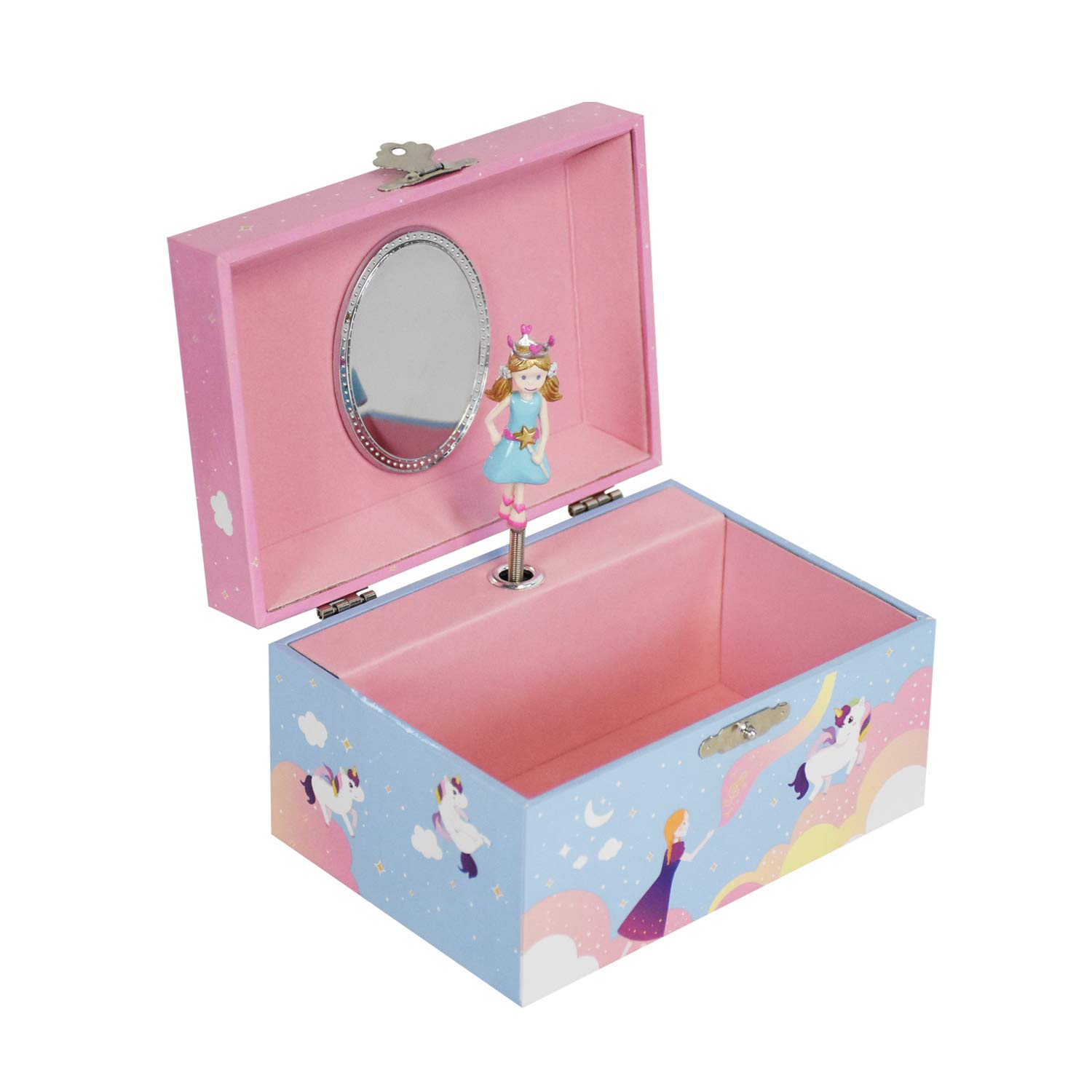 Elegant Swan & Ballerina Music Jewelry Box for Girls - Perfect Gift for Ages 7-12 | Jewelry Storage & Keepsake Organizer for Bedroom, Dresser, or Birthday Present