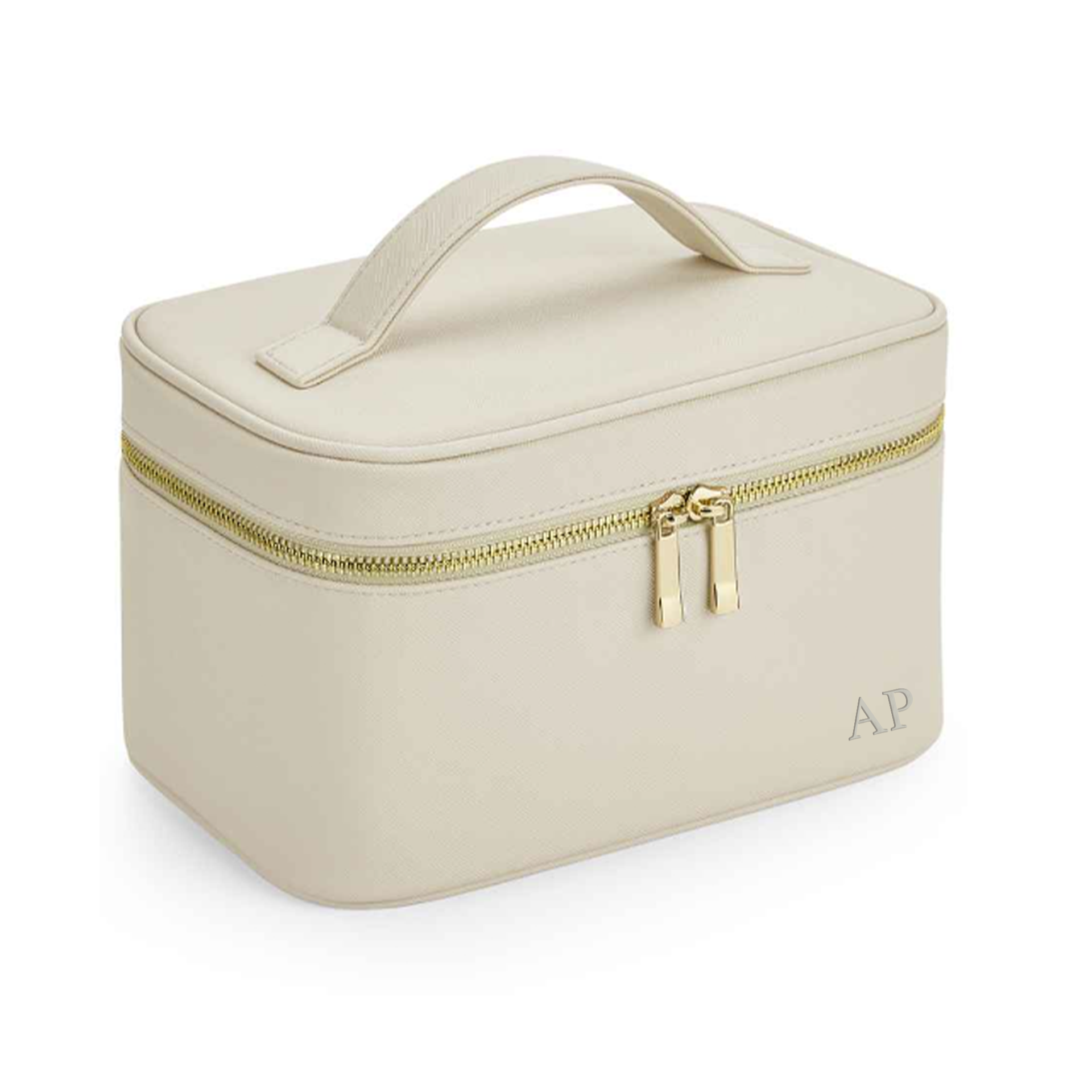 Personalized Carnaby Embossed Monogram Vanity Case - Luxury Travel Cosmetic Organizer for Makeup Brushes & Jewelry | Perfect for Bridal Shower Gifts & Vacation Essentials