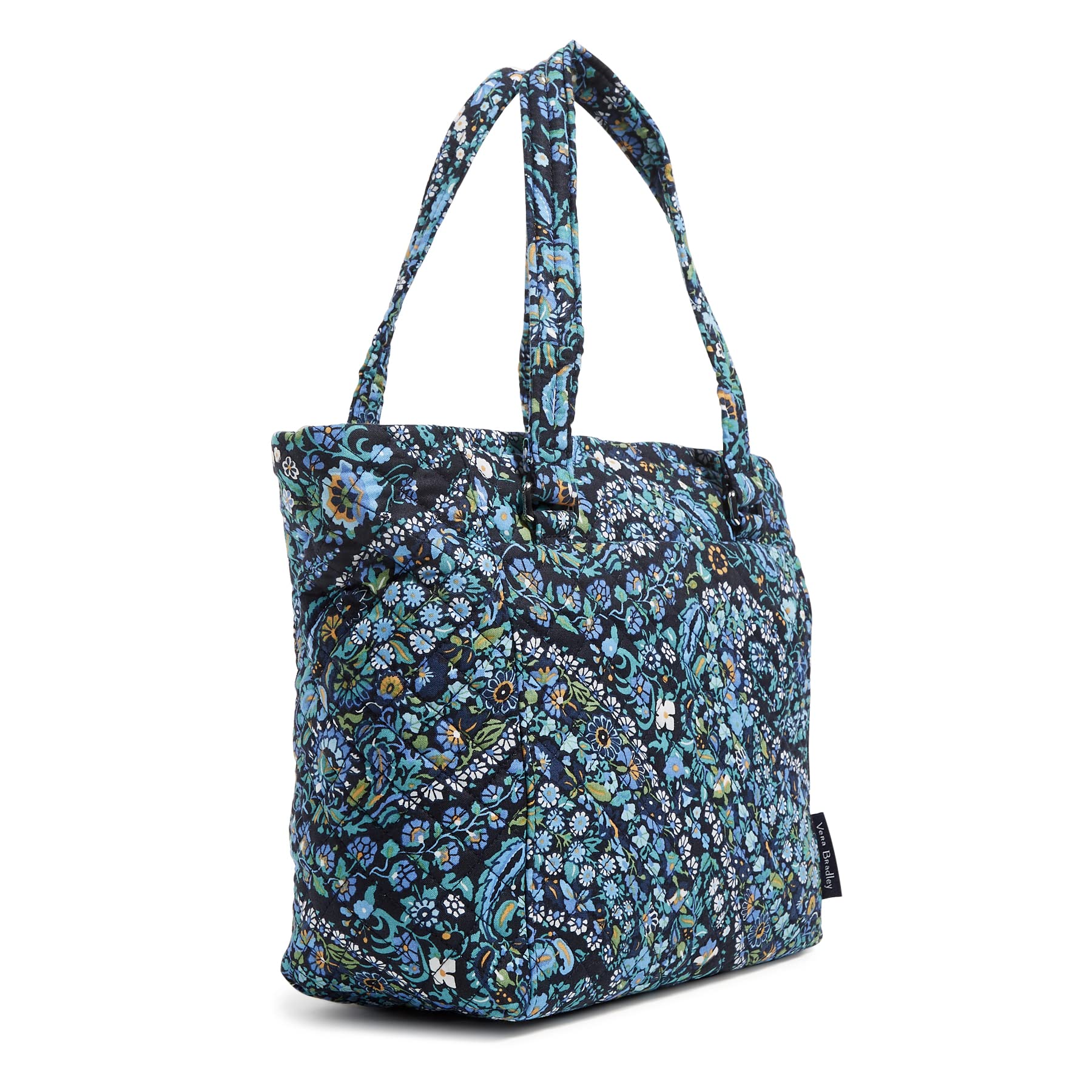 Vera Bradley Cotton Multi-Strap Shoulder Satchel Purse for Women - Stylish Crossbody Bag with Adjustable Straps, Perfect for Work, Travel, and Everyday Use
