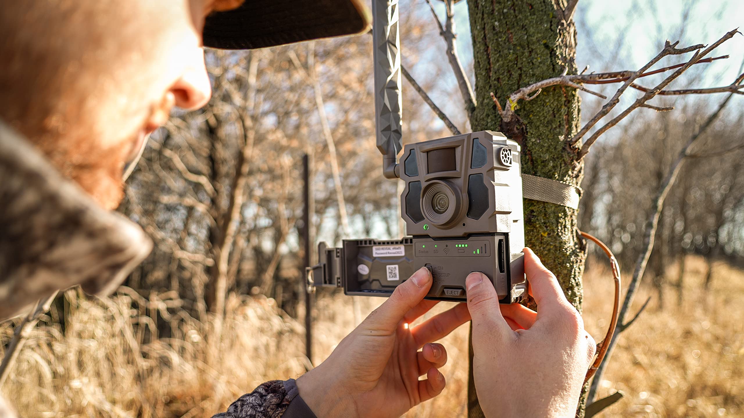 TACTACAM Reveal X Gen 2.0 LTE Cellular Trail Camera (2 Pack) with Two 32GB SD Cards - Perfect for Wildlife Monitoring, Hunting, and Outdoor Security Surveillance