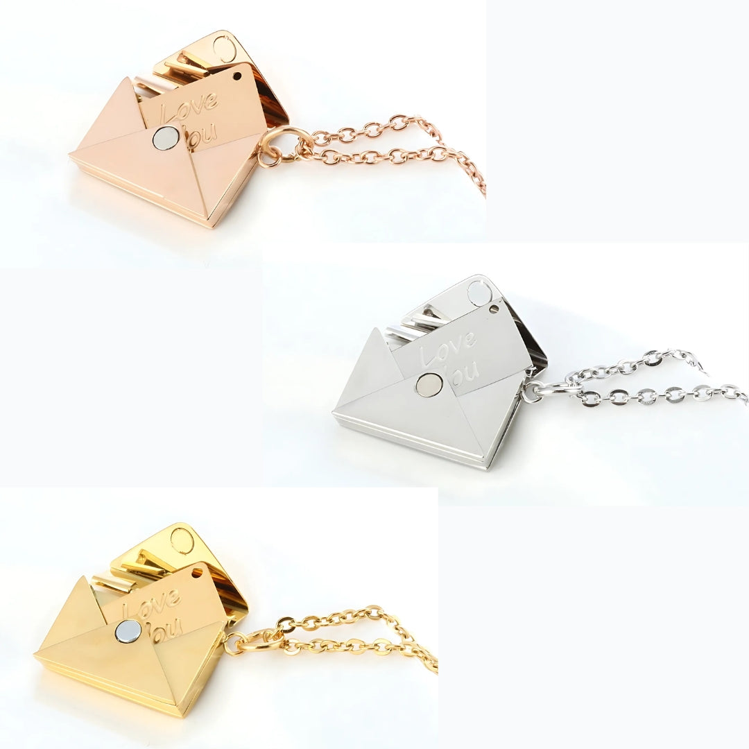 Personalized Engraved Couple Necklace for Him & Her - Custom Love Message Pendant - Romantic Gift for Anniversaries, Weddings & Valentine's Day - Perfect for Couples & Long Distance Relationships