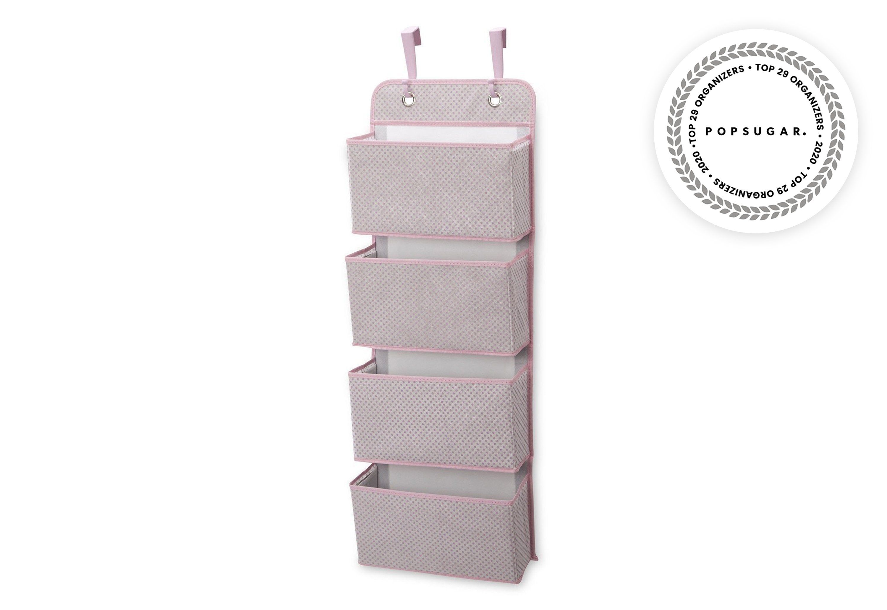 4 Pocket Hanging Wall Organizer for Closet, Bedroom & Office - Space Saving Storage Solution for Scarves, Belts, Jewelry & Accessories