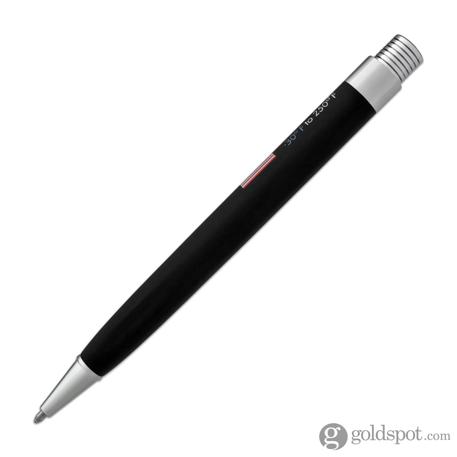 Fisher Space Zero Gravity Ballpoint Pen - American Flag Design, Black Rubber Grip for Smooth Writing - Perfect for Office, School, Gifts & Space Enthusiasts