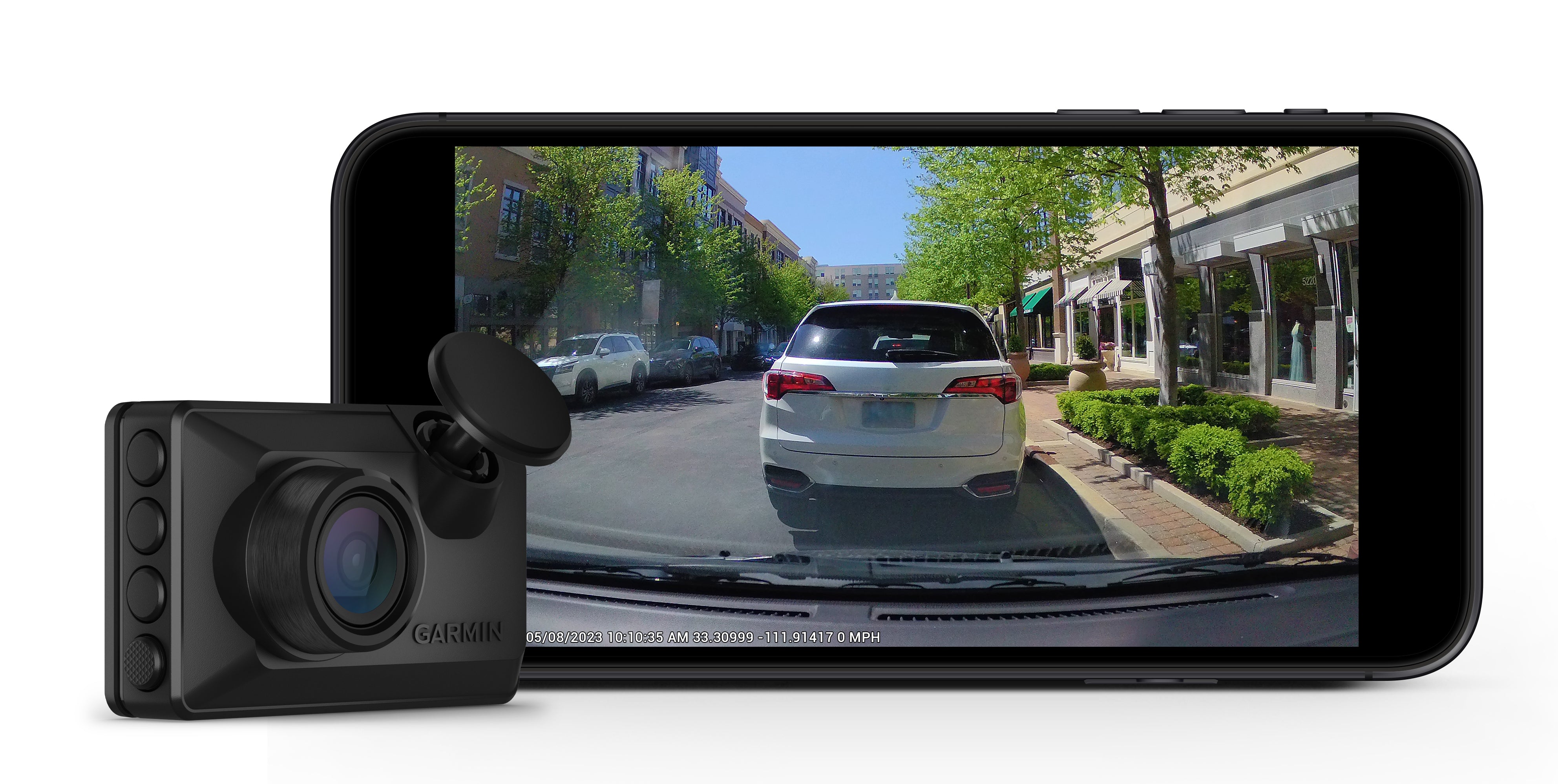 Garmin Dash Cam X Series - 4K Ultra HD Car Dashboard Camera with GPS, Voice Control & Night Vision - Perfect for Road Trips, Commuting & Vehicle Security
