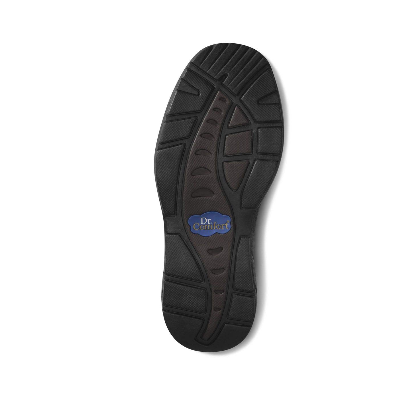Dr. Comfort Douglas Men's Therapeutic Diabetic Shoes - Extra Depth Leather Walking Shoes with Removable Insoles for Swollen Feet & Plantar Fasciitis - Ideal for Daily Wear, Work & Outdoor Activities