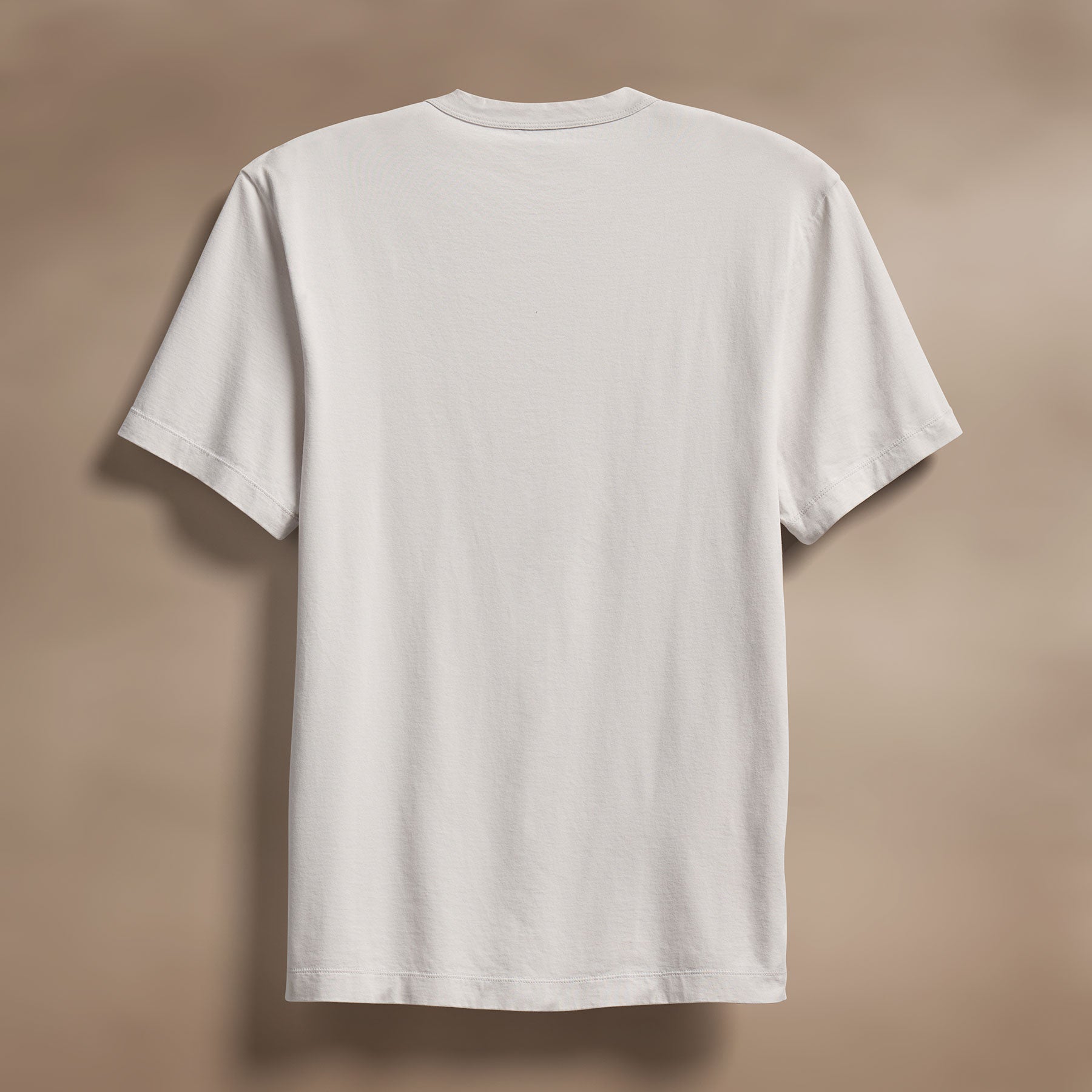 Premium Heavyweight Luxe Jersey Crew Neck T-Shirt in Light Mist - Soft & Comfortable for Casual Wear, Layering & Everyday Outfits