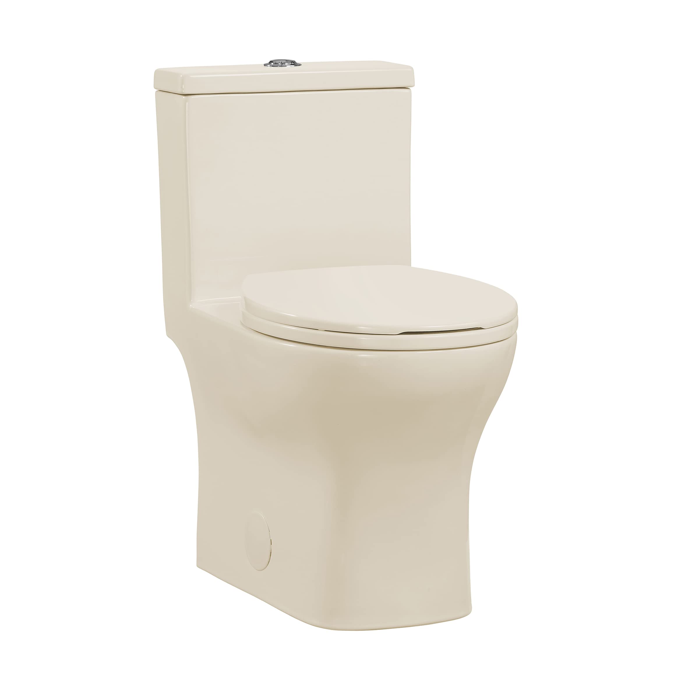 Sublime III One-Piece Round Toilet with Vortex™ Dual-Flush Technology (0.95/1.26 GPF) in Bisque - Water-Efficient Bathroom Solution for Modern Homes