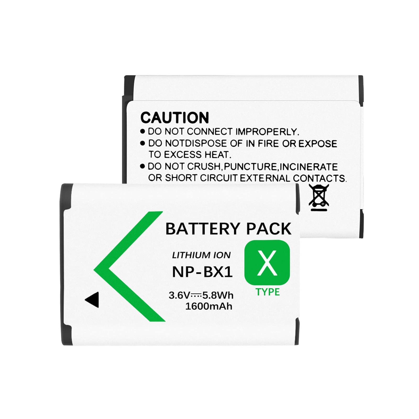 NP-BX1 Battery and Dual Charger Kit - 2 Pack Replacement Batteries with Intelligent Charger for Sony DSC-RX100 III, HDR-CX405, HDR-CX440, HDR-AS20 Cameras - Perfect for Travel, Vlogging & Extended Photography Sessions