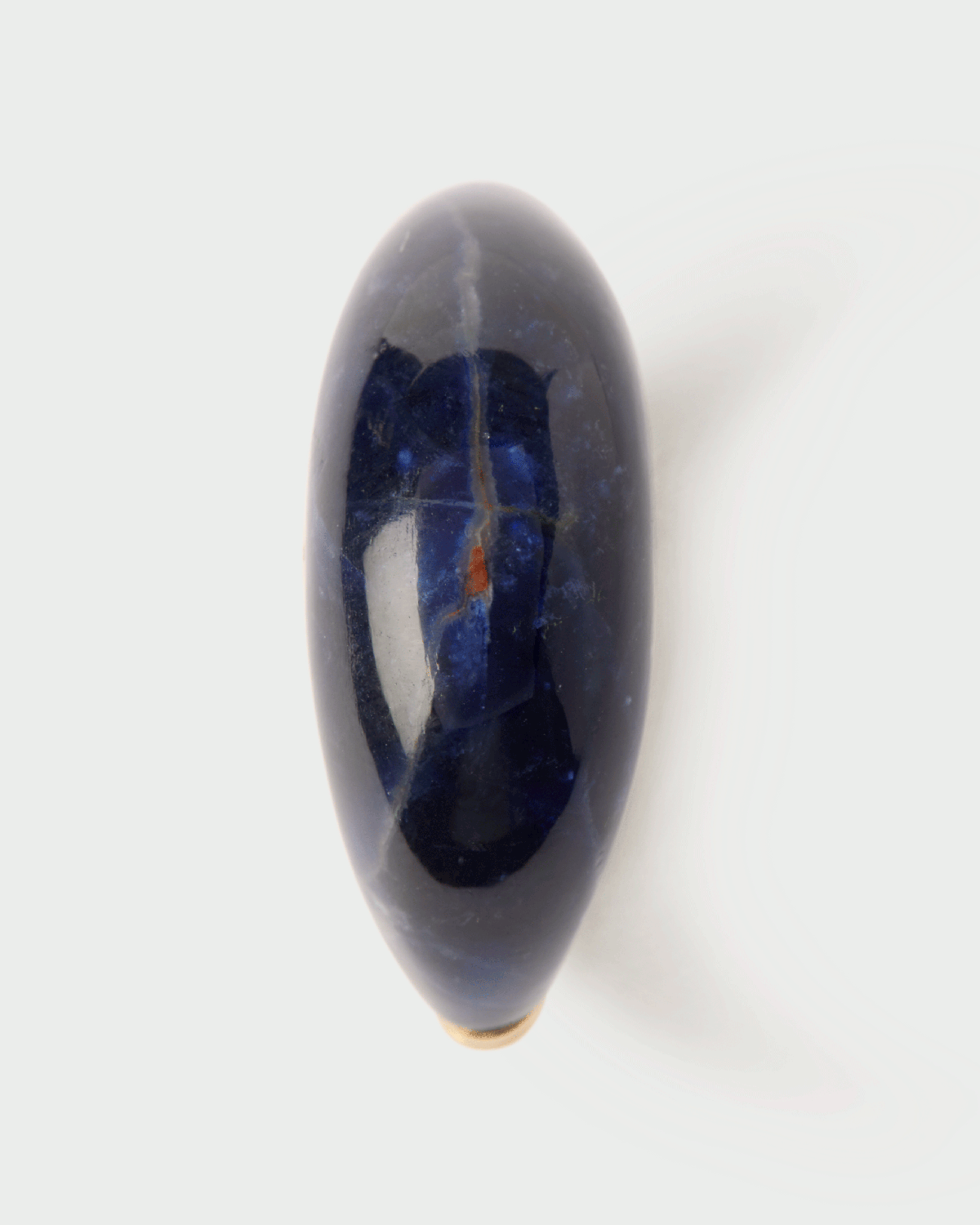 GRID Sodalite Cosmos Stamp Ring - Unique Handmade Jewelry for Women, Spiritual Healing Crystal Ring - Perfect for Meditation, Yoga & Boho Fashion