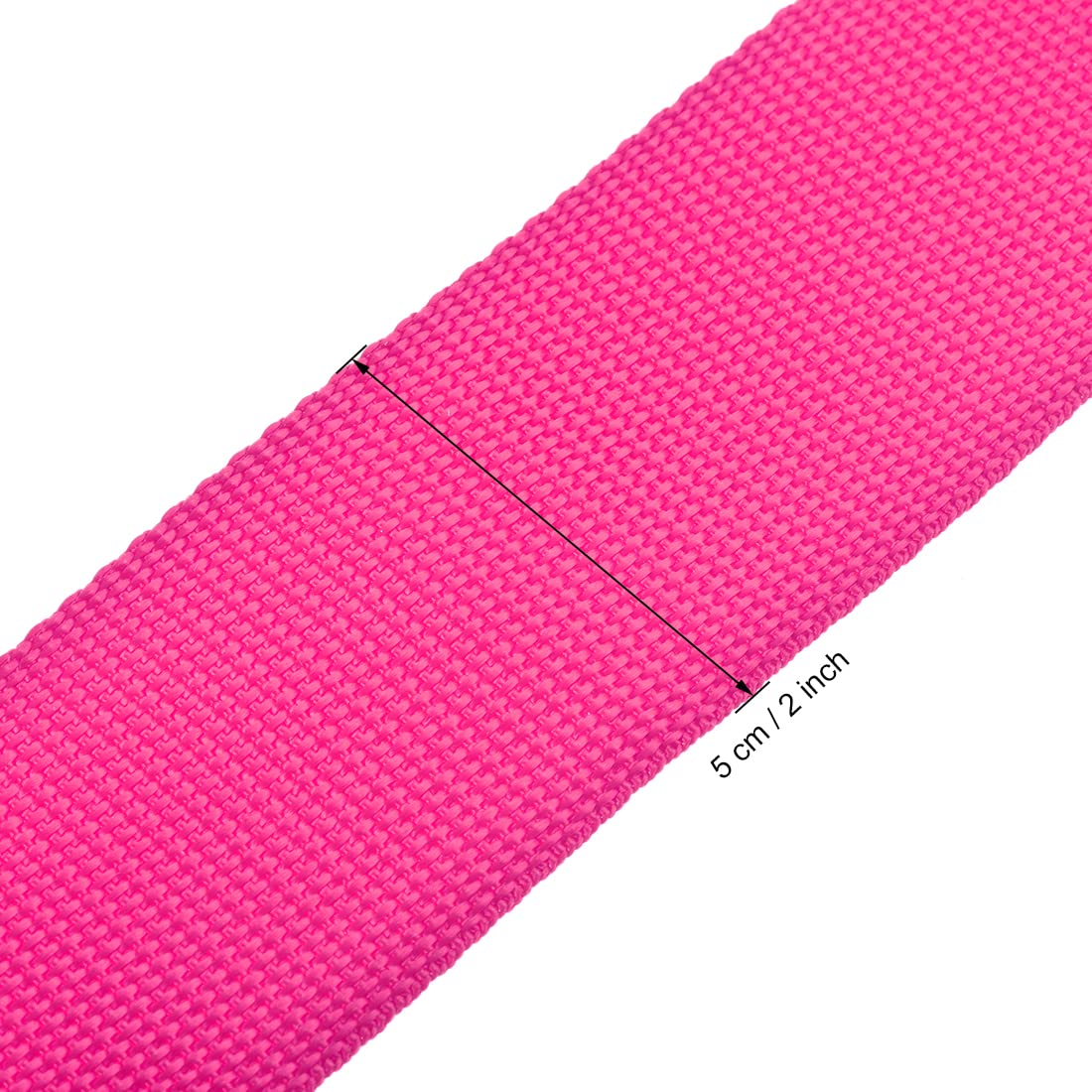 Adjustable Luggage Straps with Buckle - 4Pcs Rose Red - Travel Packing Accessories for Suitcases & Bags