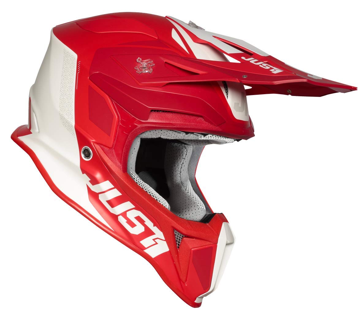 Just1 Racing J18 Pulsar Fiberglass Shell MX Off-Road Motocross Motorcycle Helmet - Lightweight & Durable for Dirt Bike, ATV, and MX Racing - Perfect for Motocross, Enduro, and Off-Road Adventures